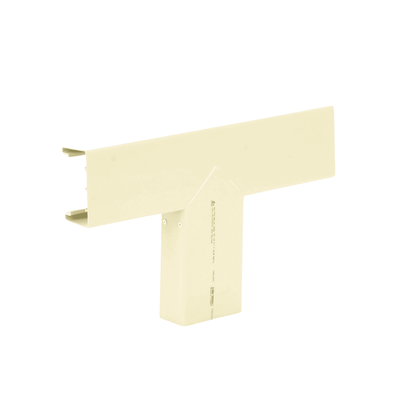 Sección en “T” color Marfil de PVC auto extinguible, para canaleta TEK-100-M (5576-17001) TEK-100-T-M - THORSMAN
