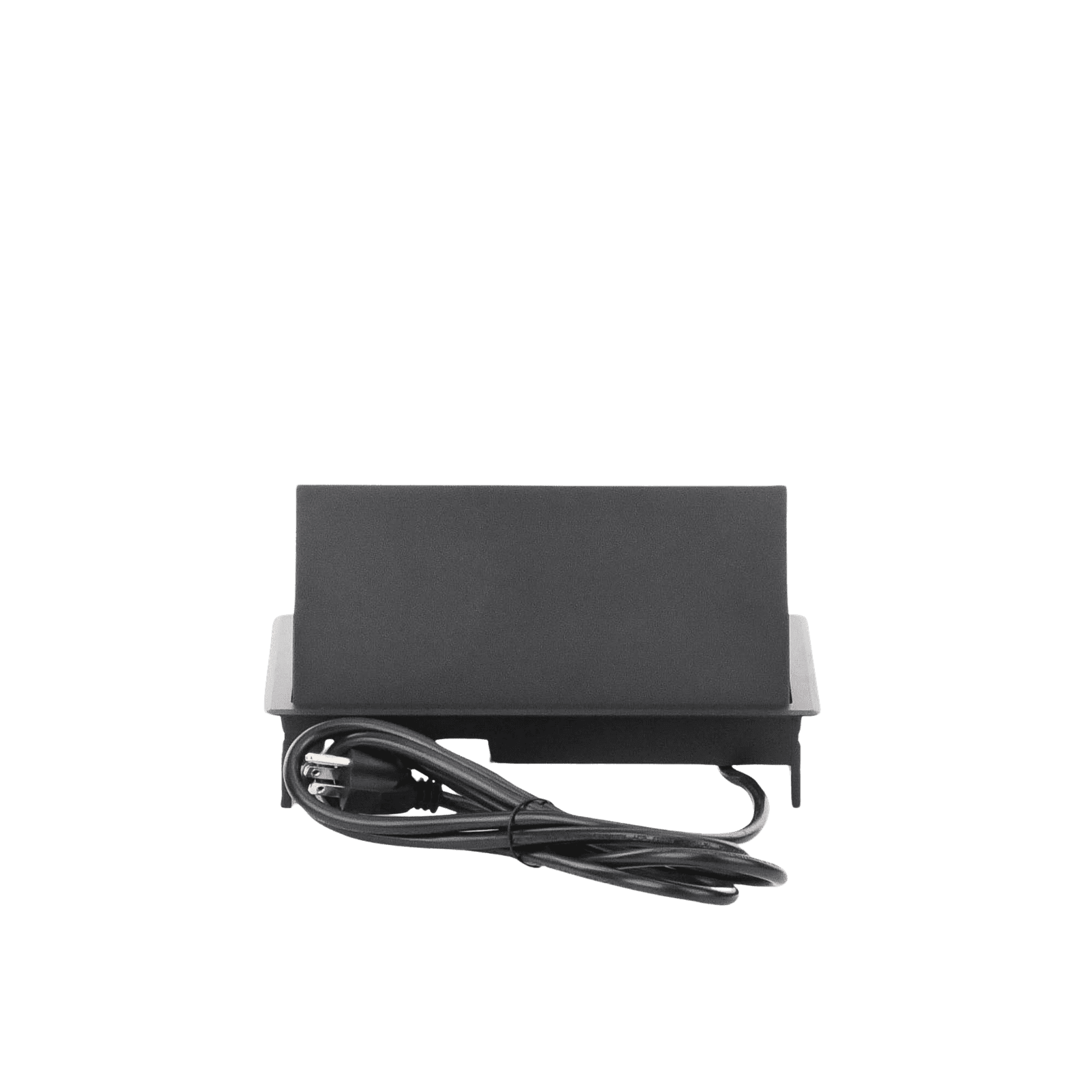 Caja Horizontal tipo Hub para escritorio color negro, con 1 Puerto HDMI Hembra-Hembra, 1 puerto RJ45 Cat6, 2 Puertos USB (Solo carga), y 2 Contactos eléctricos universales THMC-HBOX - THORSMAN