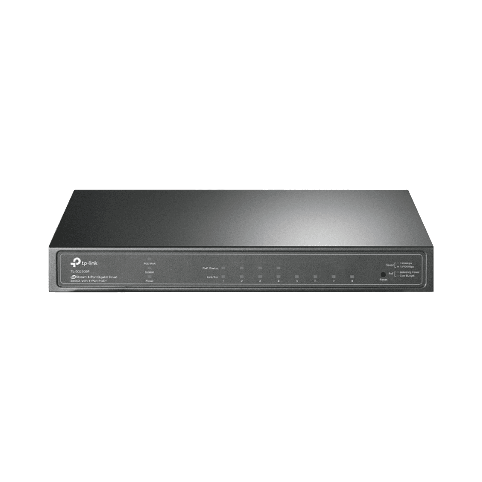 Switch PoE JetStream SDN Administrable 8 puertos 10/100/1000 Mbps, 4 puertos PoE, 62W, administración centralizada OMADA SDN TL-SG2008P - TP-LINK