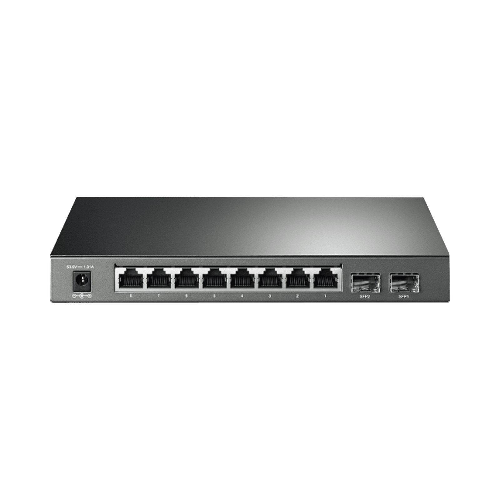 Switch PoE JetStream SDN Administrable 8 puertos 10/100/1000 Mbps + 2 puertos SFP, 8 puertos PoE, 61W, administración centralizada OMADA SDN TL-SG2210P - TP-LINK