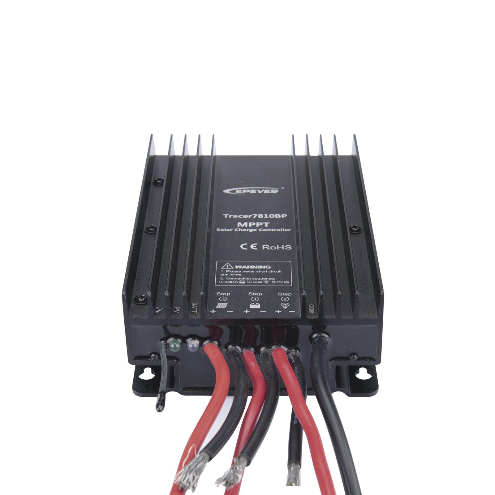 Controlador Solar MPPT 30A 12/24V, Máximo Voltaje de Circuito Abierto Voc 100Vcc, Configurable para Baterías de Litio TRACER7810BP - EPEVER