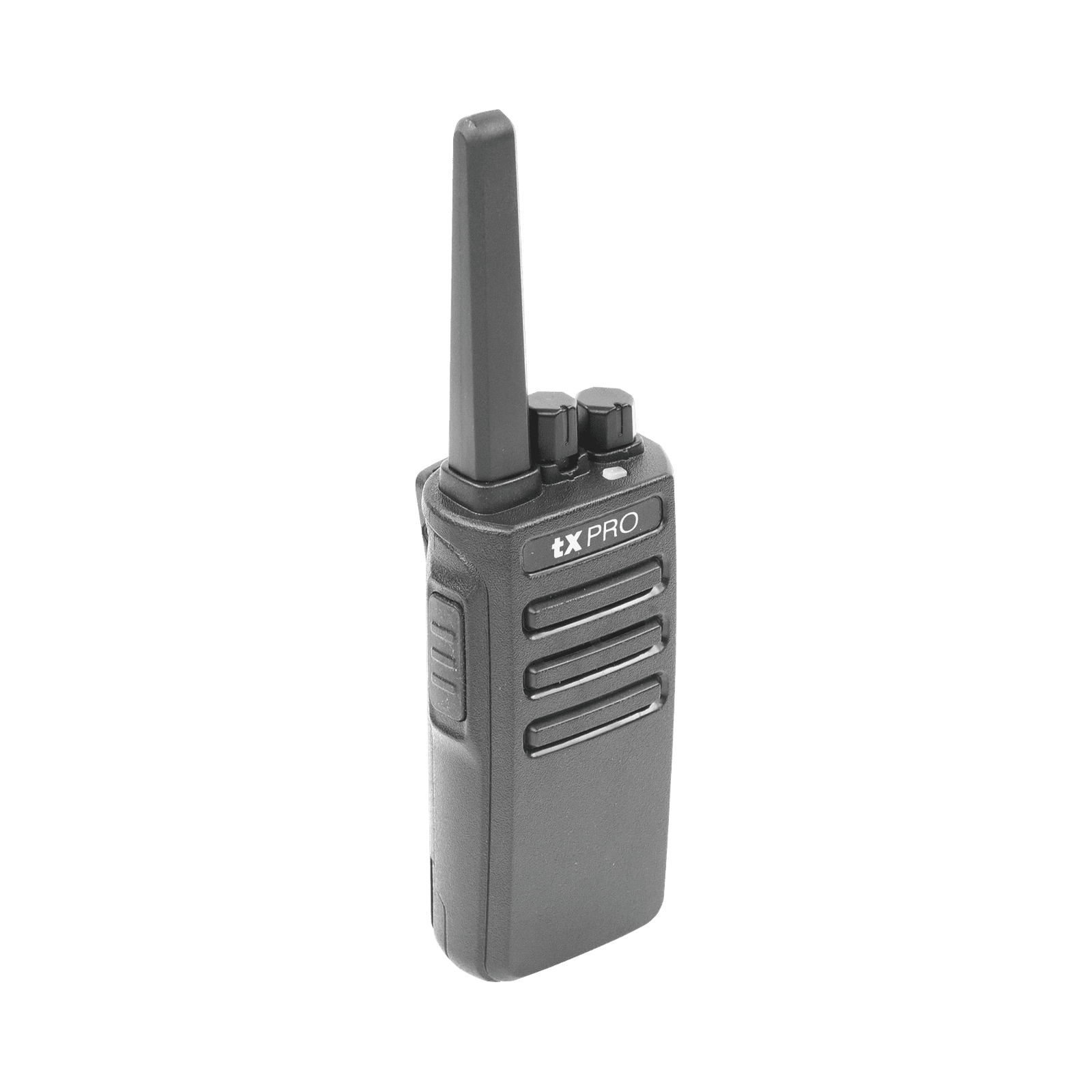 Radio Portátil UHF, 5W de Potencia, Scrambler de Voz, Alta Cobertura, 400-470 MHz, 16 canales preconfigurados TX600 - TXPRO