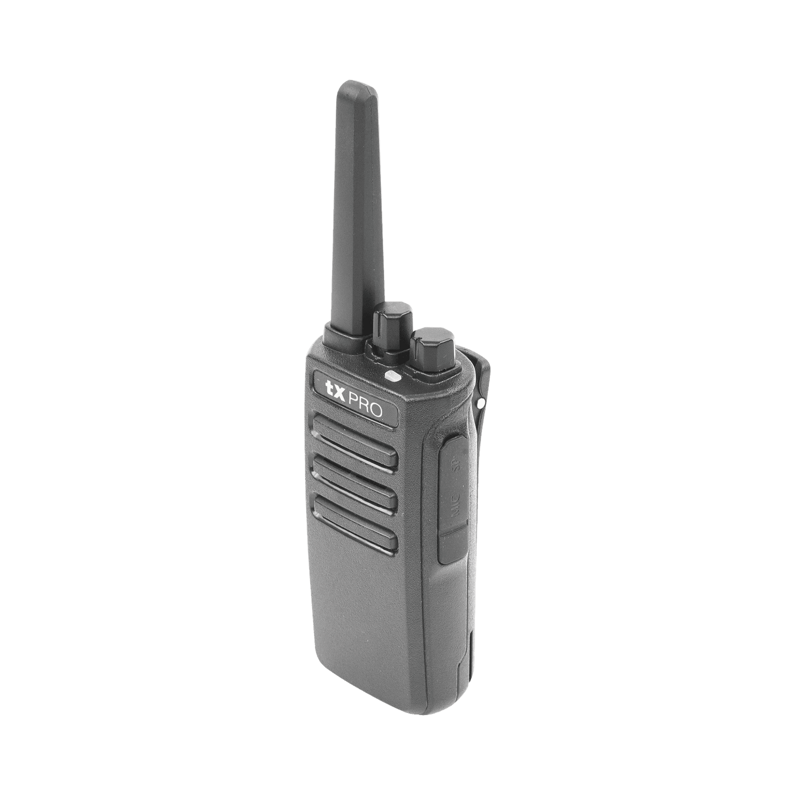 Radio Portátil UHF, 5W de Potencia, Scrambler de Voz, Alta Cobertura, 400-470 MHz, 16 canales preconfigurados TX600 - TXPRO
