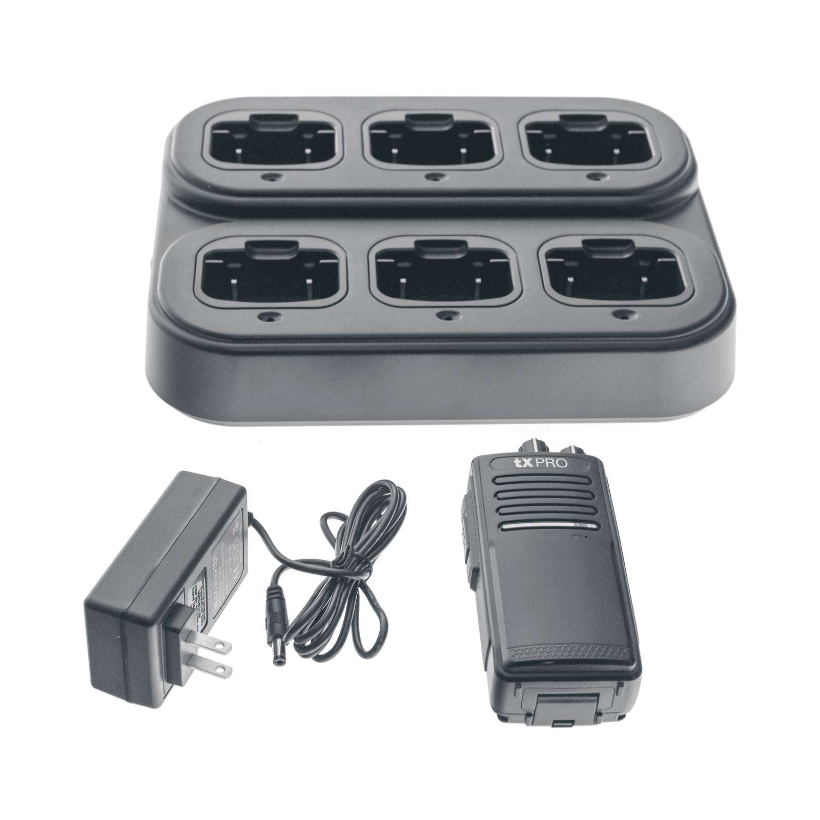 CARGADOR MULTIPLE DE 6 ESPACIOS PARA TX680AV Y AU TX680MULTCHRGR 219055 - TXPRO