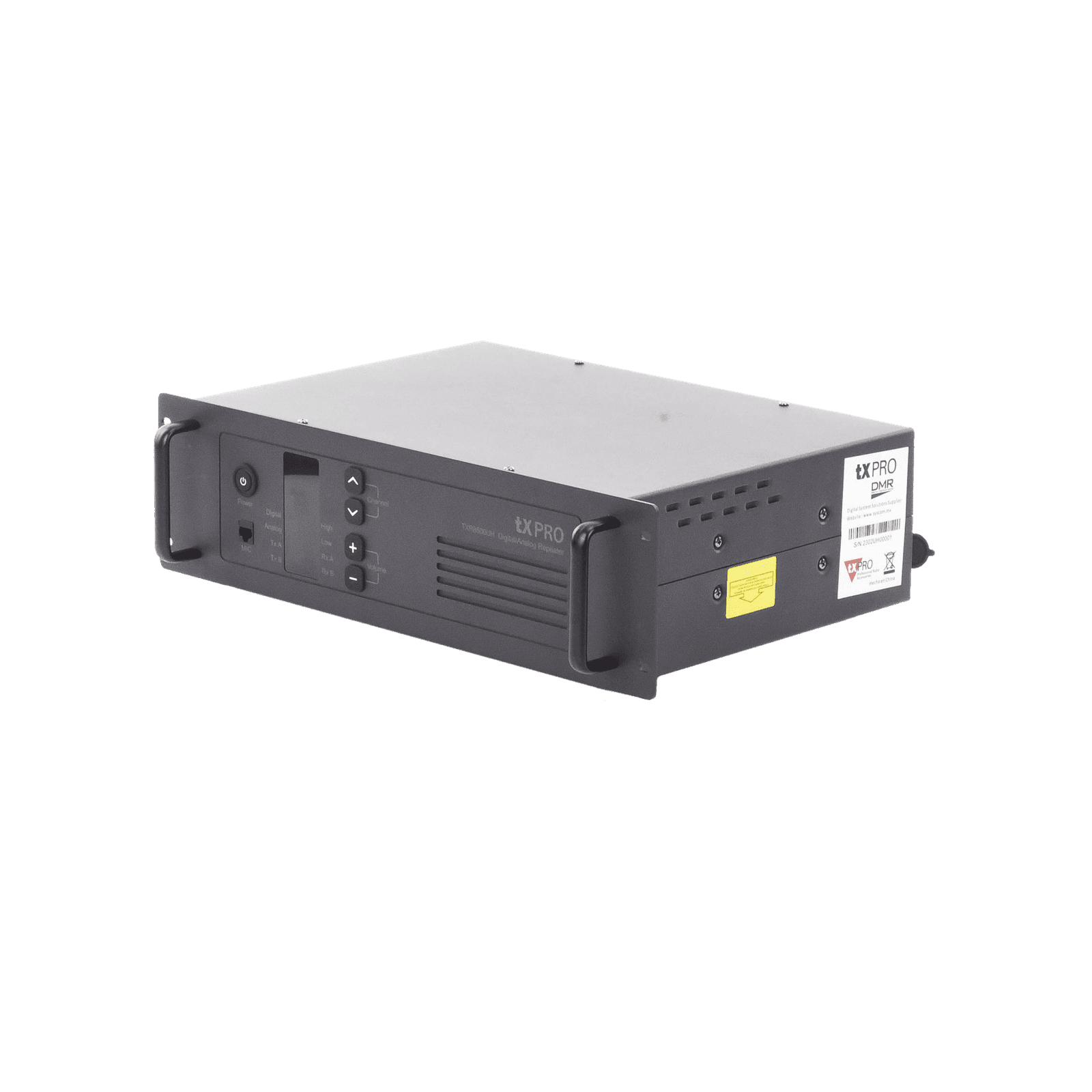 Repetidor UHF 450-490 MHz, 40W, protocolo DMR para doble llamada TXR8500UH 210676 - TXPRO