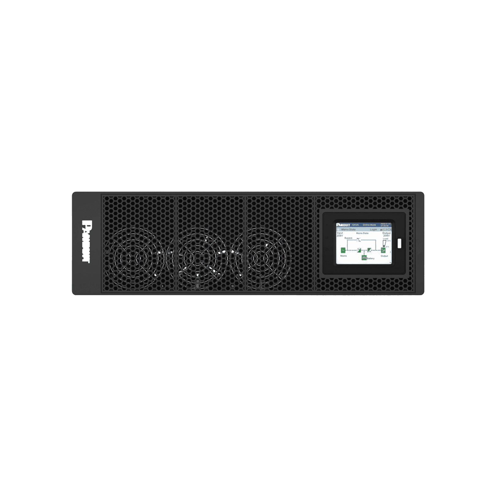 UPS SmartZone de 10000 VA/10000 W, Online Doble Conversión, Entrada 208/240 Vca Con Terminal L1+L2+G, Onda Senoidal Pura, 6 UR, Con 2 Tomas NEMA L6-30R y Terminal L1+L2+G, Incluye Tarjeta de Red y Kit de Rieles U10N11V 211263 - PANDUIT