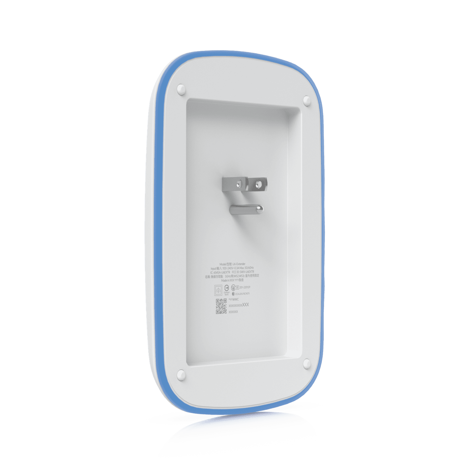 Extensor WiFi 6 UniFi, se conecta directo al tomacorriente, hasta 5.4 Gbps, repite SOLO WiFi de equipos UniFi. U6-EXTENDER - UBIQUITI NETWORKS