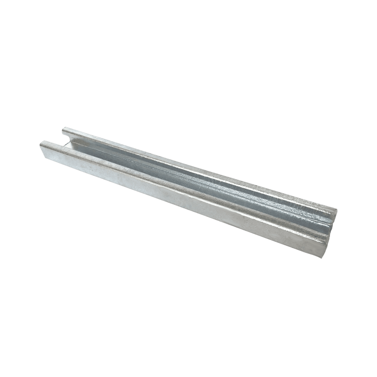 Unicanal liso 4×2, 3000 mm, con acabado Galvanizado por inmersión en caliente UNL-4X2-U30-GAC - CHAROFIL