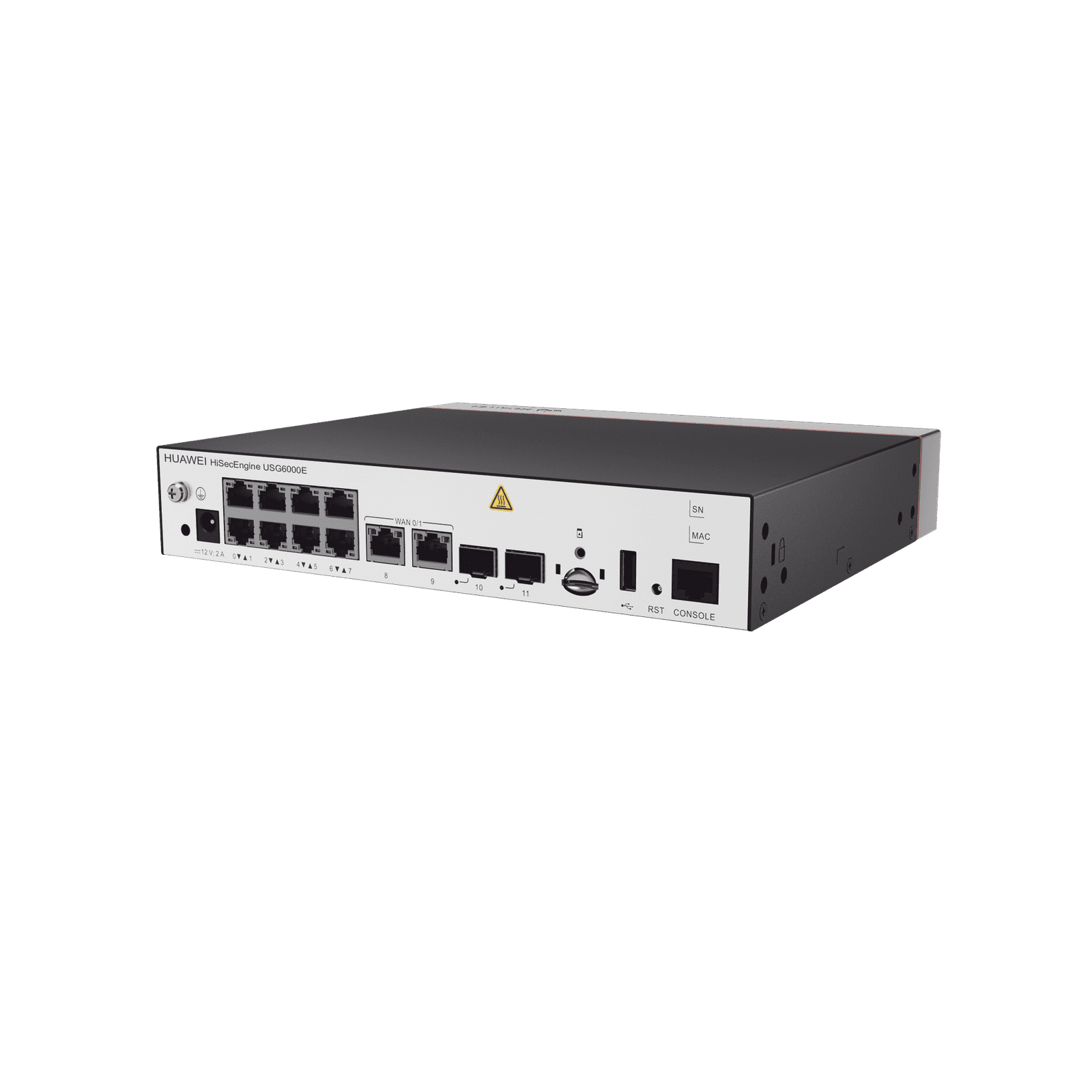 Firewall HUAWEI HiSecEngine de 1.5 Gbps para Empresas Pequeñas. Incluye Licencias por 1 Año de Threat Protection (AV, IPS, URL) y Administración por Nube USG6510E 223670 - HUAWEI
