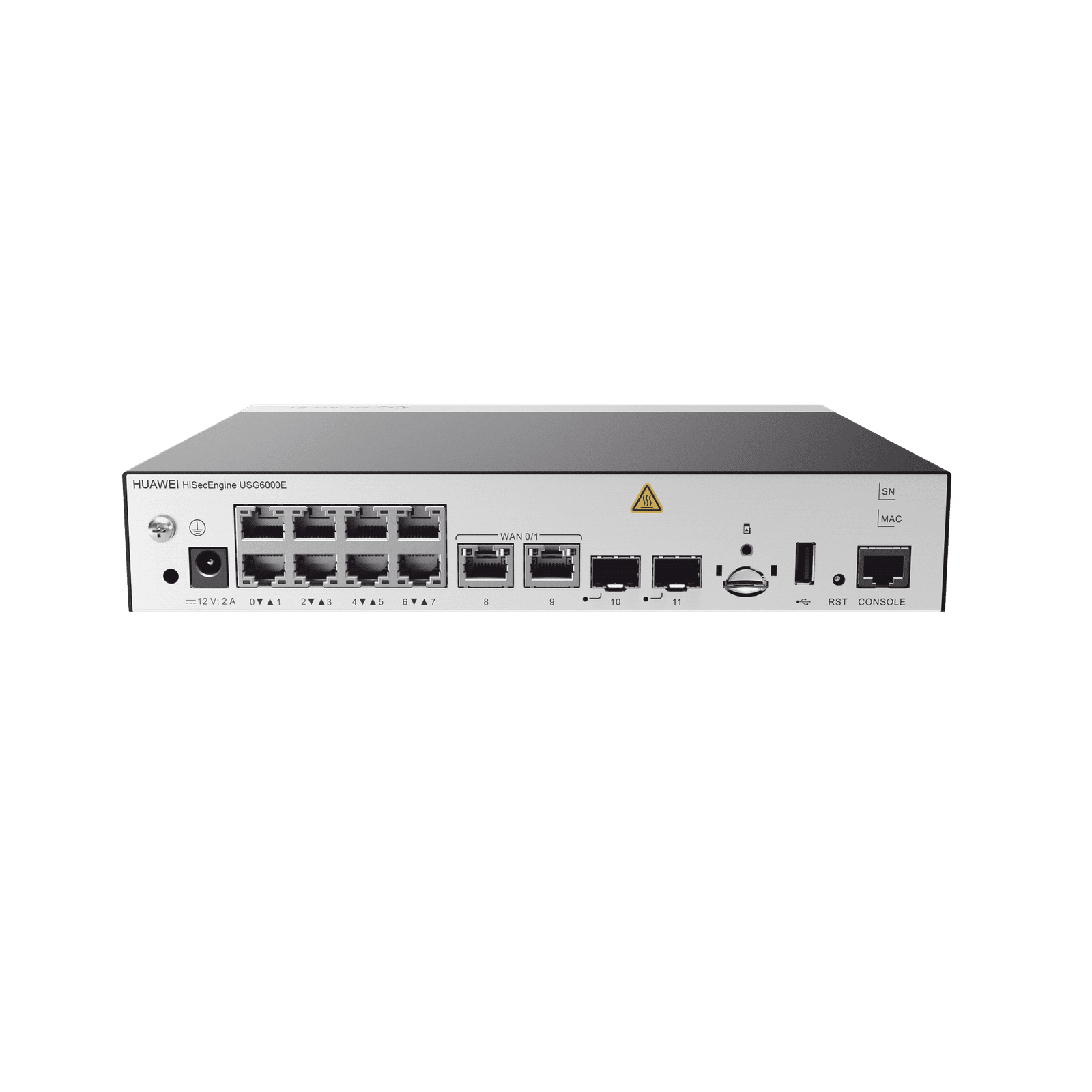 Firewall HUAWEI HiSecEngine de 1.5 Gbps para Empresas Pequeñas. Incluye Licencias por 1 Año de Threat Protection (AV, IPS, URL) y Administración por Nube USG6510E 223670 - HUAWEI