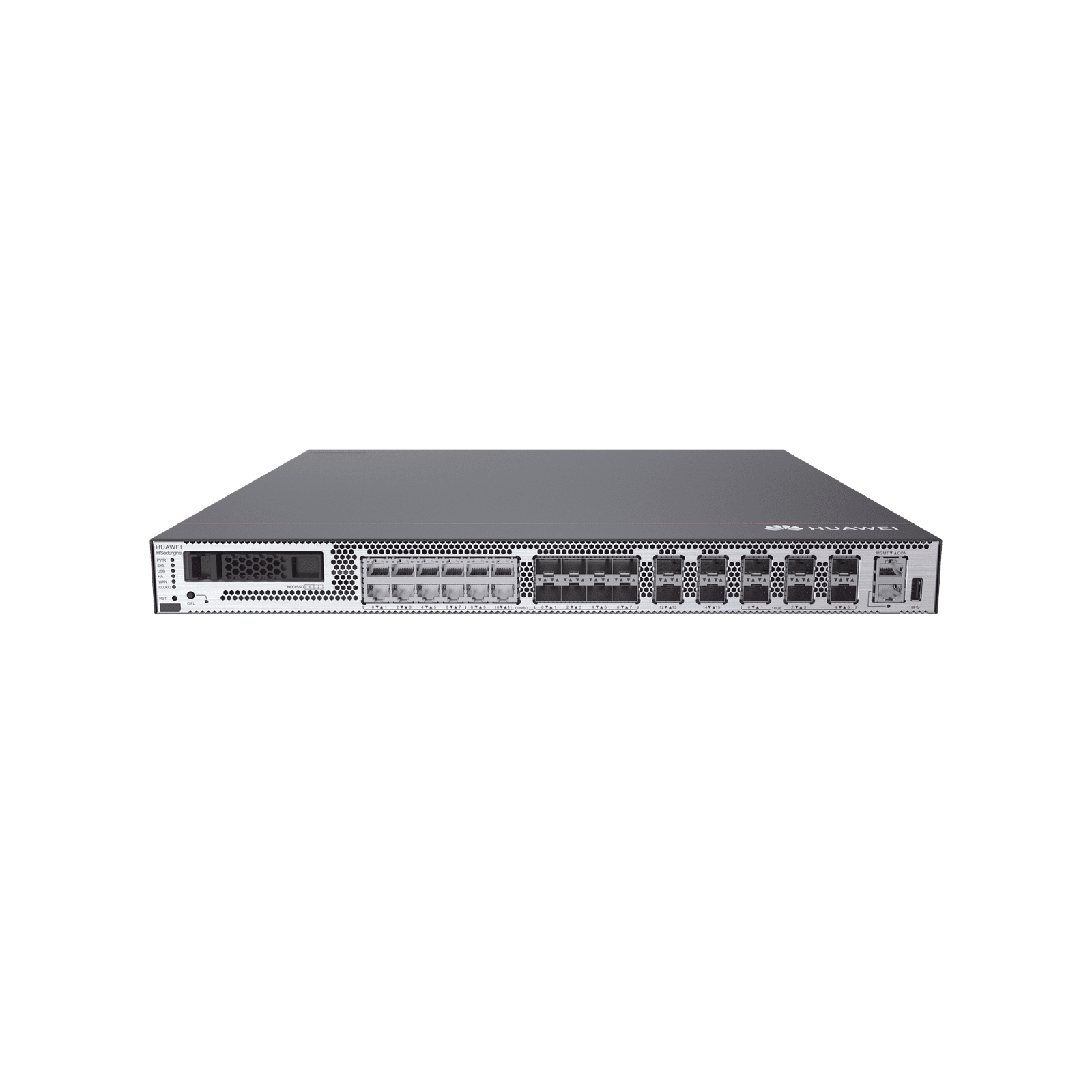 Firewall HUAWEI HiSecEngine de 15 Gbps para Empresas Grandes. Incluye Licencias por 1 Año de Threat Protection (AV, IPS, URL), Licencia N1 y Soporte Hi-Care Estándar USG6615F 219448 - HUAWEI