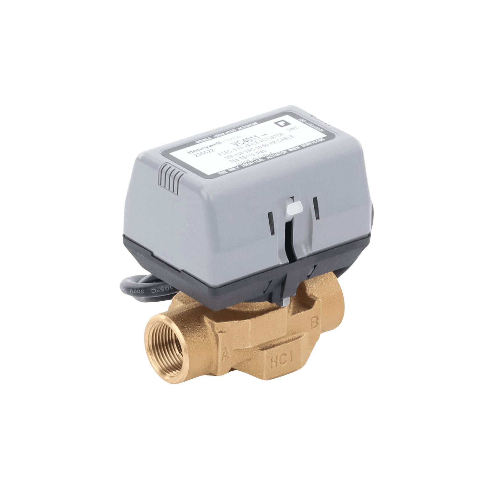 Válvula 3/4 De 2 Vías Conexión de rosca BSPT Con Actuador 40011 A 120V, On/off VC4011AK1000T - HONEYWELL HOME RESIDEO