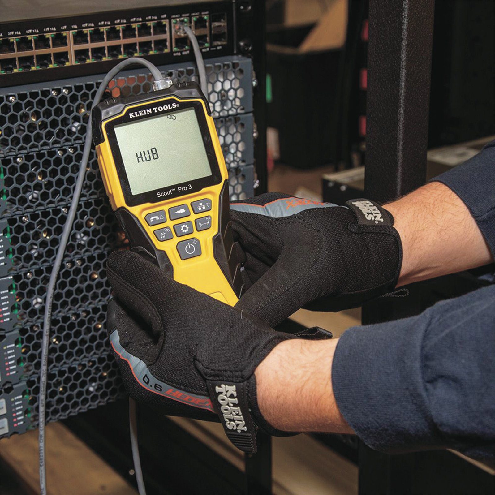 Probador Scout™ Pro 3 con kit de transmisores remotos Test-n-Map™ (Inspección PoE) VDV501-853 - KLEIN TOOLS