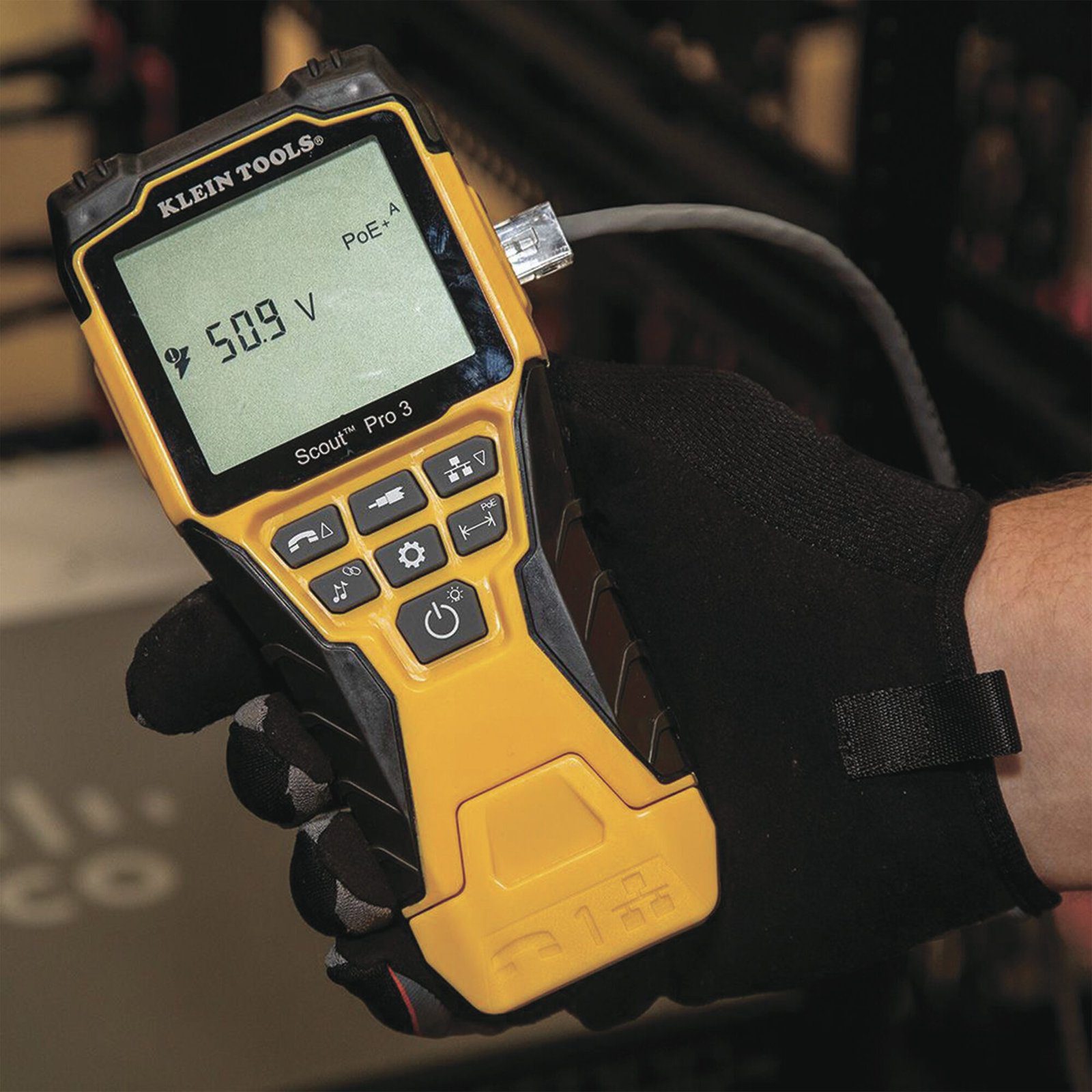 Probador Scout™ Pro 3 con kit de transmisores remotos Test-n-Map™ (Inspección PoE) VDV501-853 - KLEIN TOOLS
