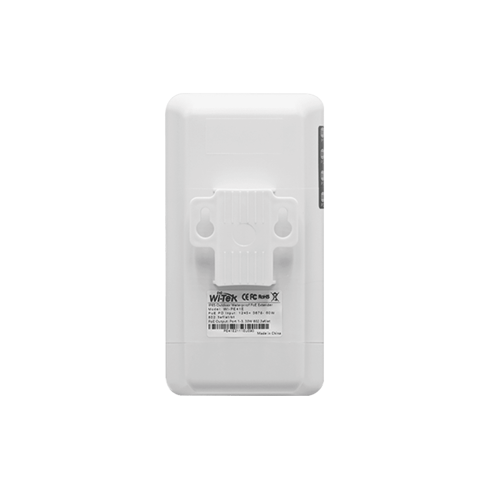Extensor PoE para Exterior / Una Entrada PoE de 60W / 3 Salidas PoE de Hasta 30W / Protección IP65 / Plug and Play WI-PE41E-O 217509 - WI-TEK
