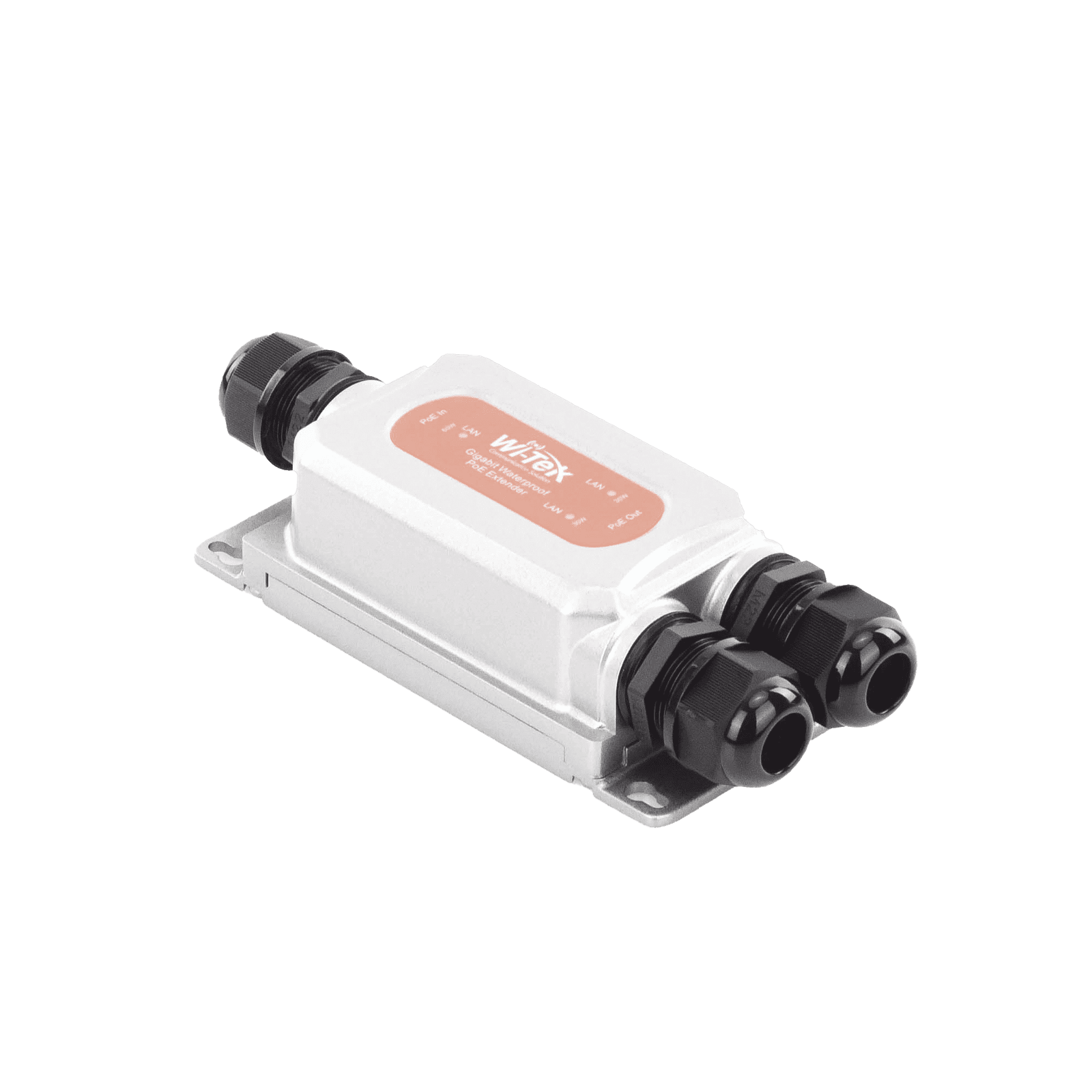 Extensor PoE para exterior / Entrada PoE de 60W y 2 salidas PoE de 30W / Protección IP68 WI-POE21E-O 210173 - WI-TEK