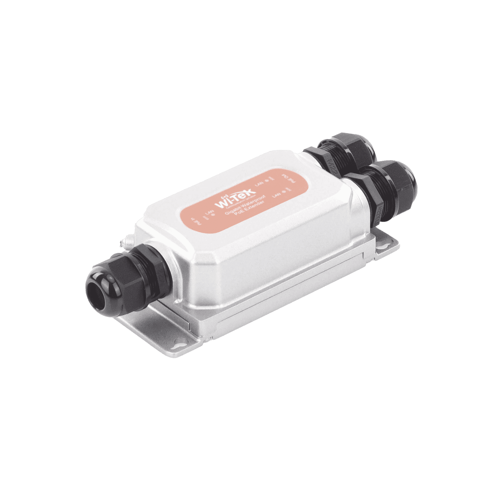 Extensor PoE para exterior / Entrada PoE de 60W y 2 salidas PoE de 30W / Protección IP68 WI-POE21E-O 210173 - WI-TEK