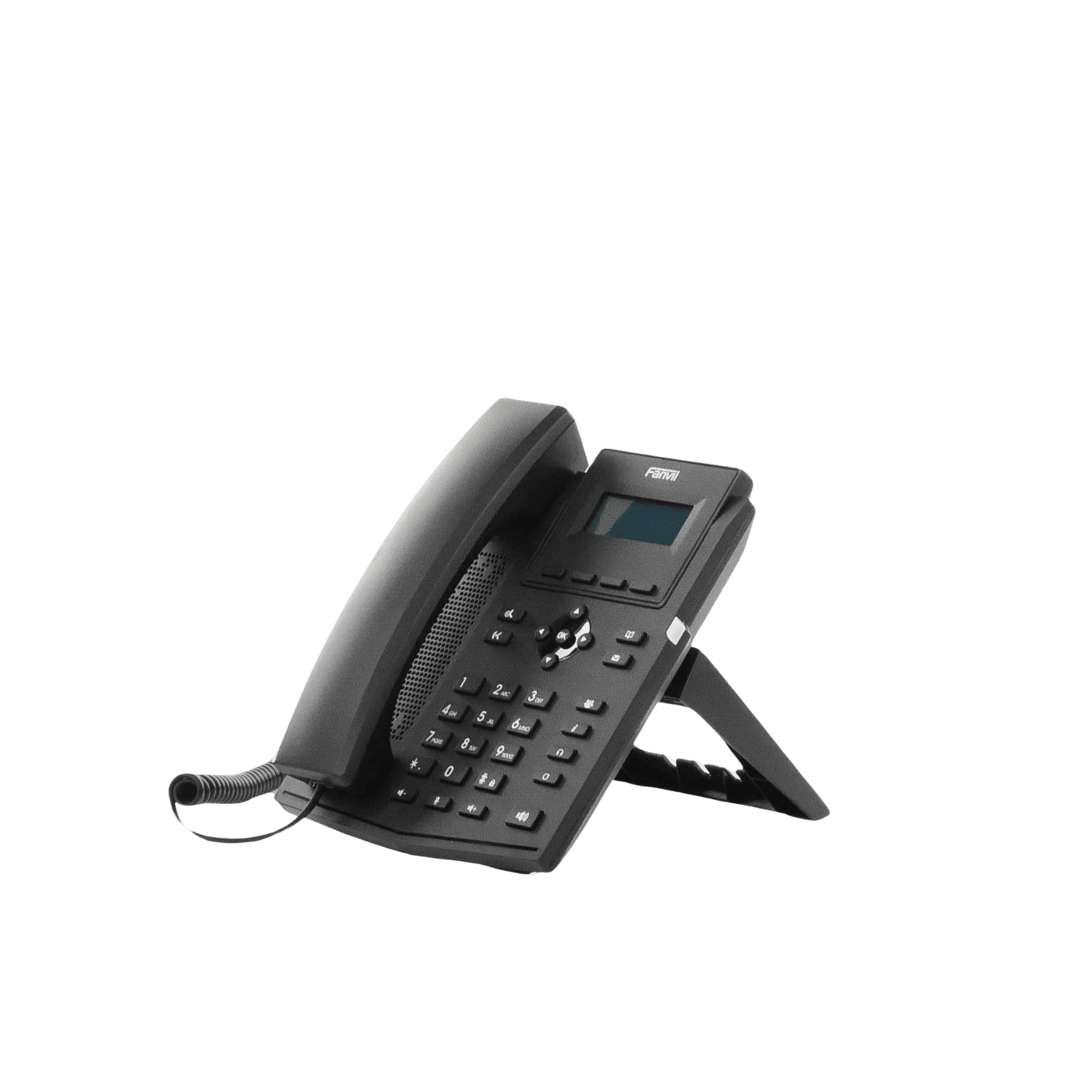 Teléfono IP empresarial para 2 lineas SIP con pantalla LCD, Puertos Gigabit, Códec Opus, conferencia de 3 vías, PoE. X301G 215170 - FANVIL