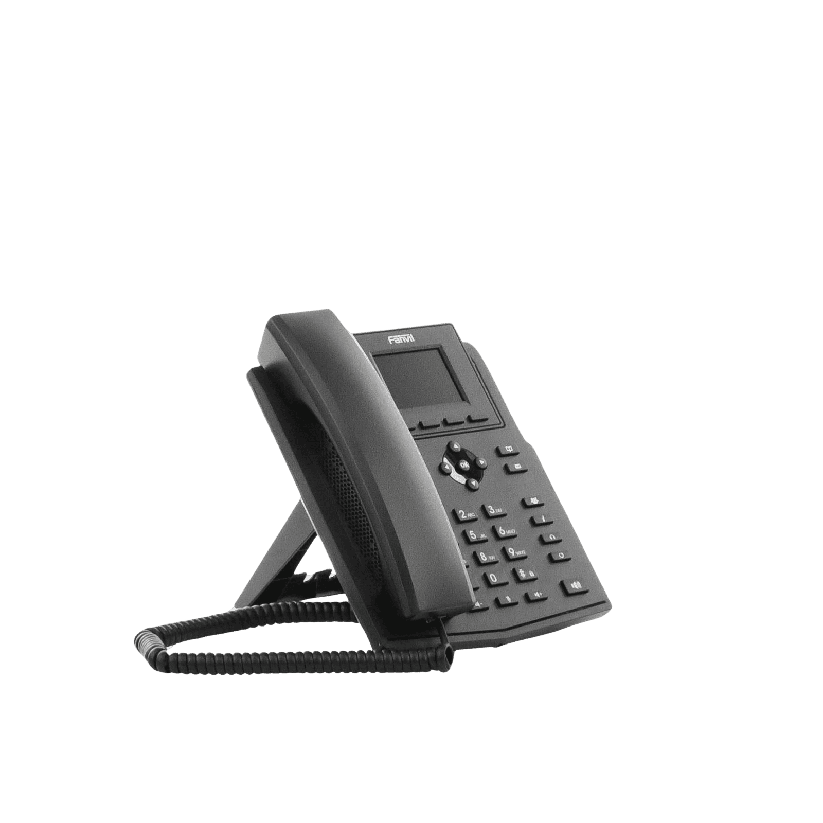 Teléfono IP empresarial para 4 líneas SIP con pantalla LCD de 2.4 pulgadas a color, Opus y conferencia de 3 vías, PoE. X303P 215171 - FANVIL