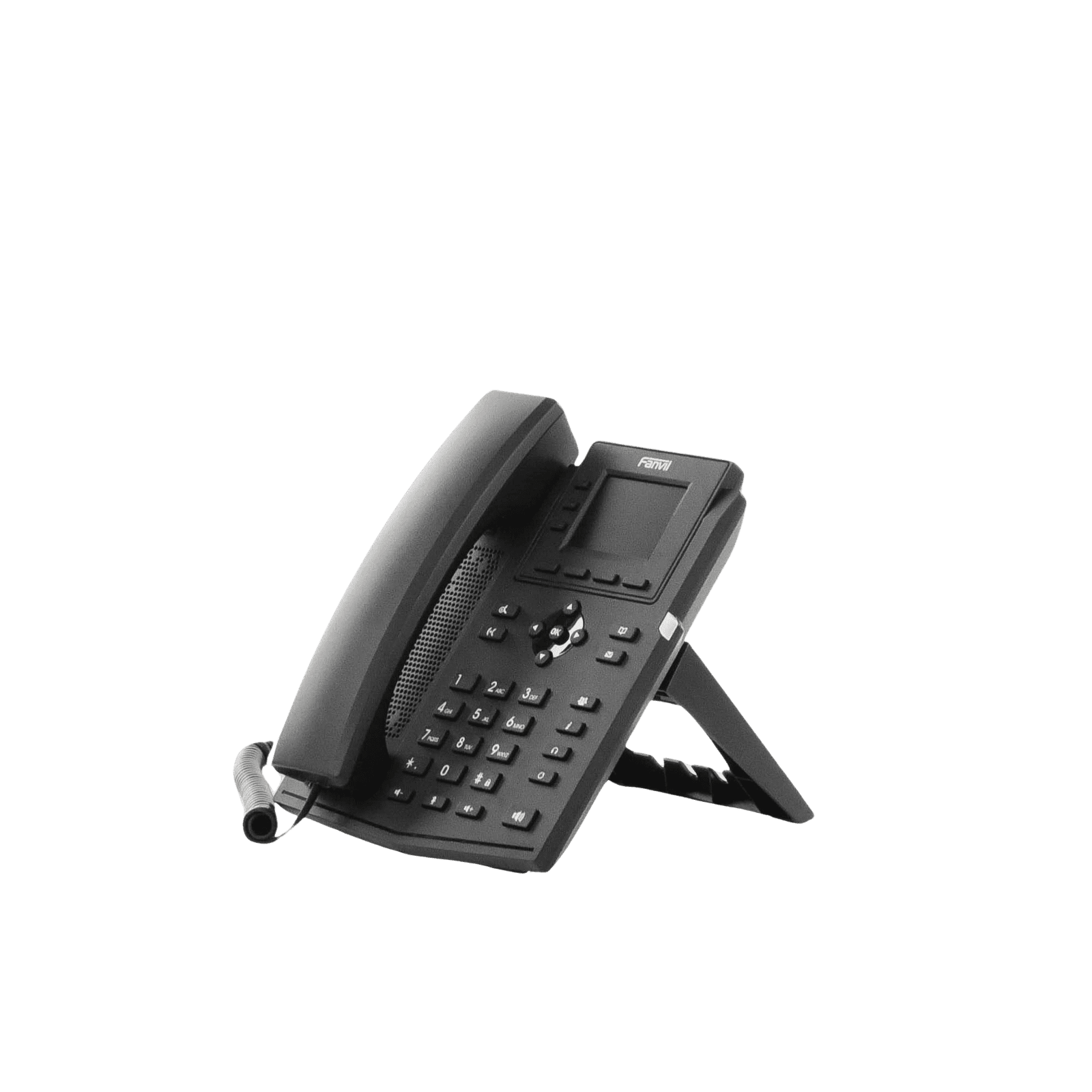 Teléfono IP empresarial para 4 líneas SIP con pantalla LCD de 2.4 pulgadas a color, Opus y conferencia de 3 vías, PoE. X303P 215171 - FANVIL
