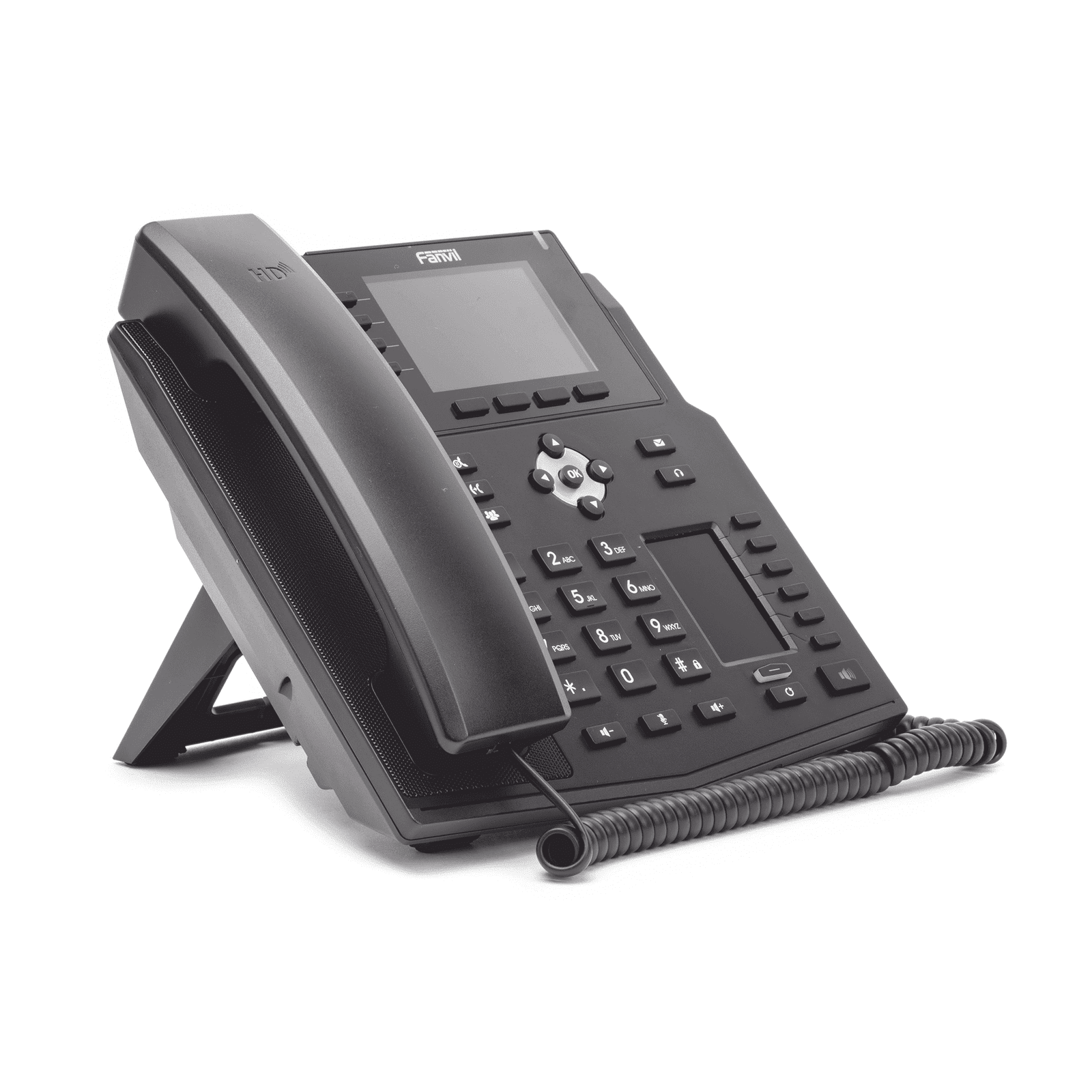 Teléfono IP Empresarial con Estándares Europeos, 16 líneas SIP con pantalla LCD a color 3.5″, 30 teclas DSS/BLF, puertos Gigabit, IPv6, Opus y conferencia de 3 vías, PoE/DC X5U 174455 - FANVIL