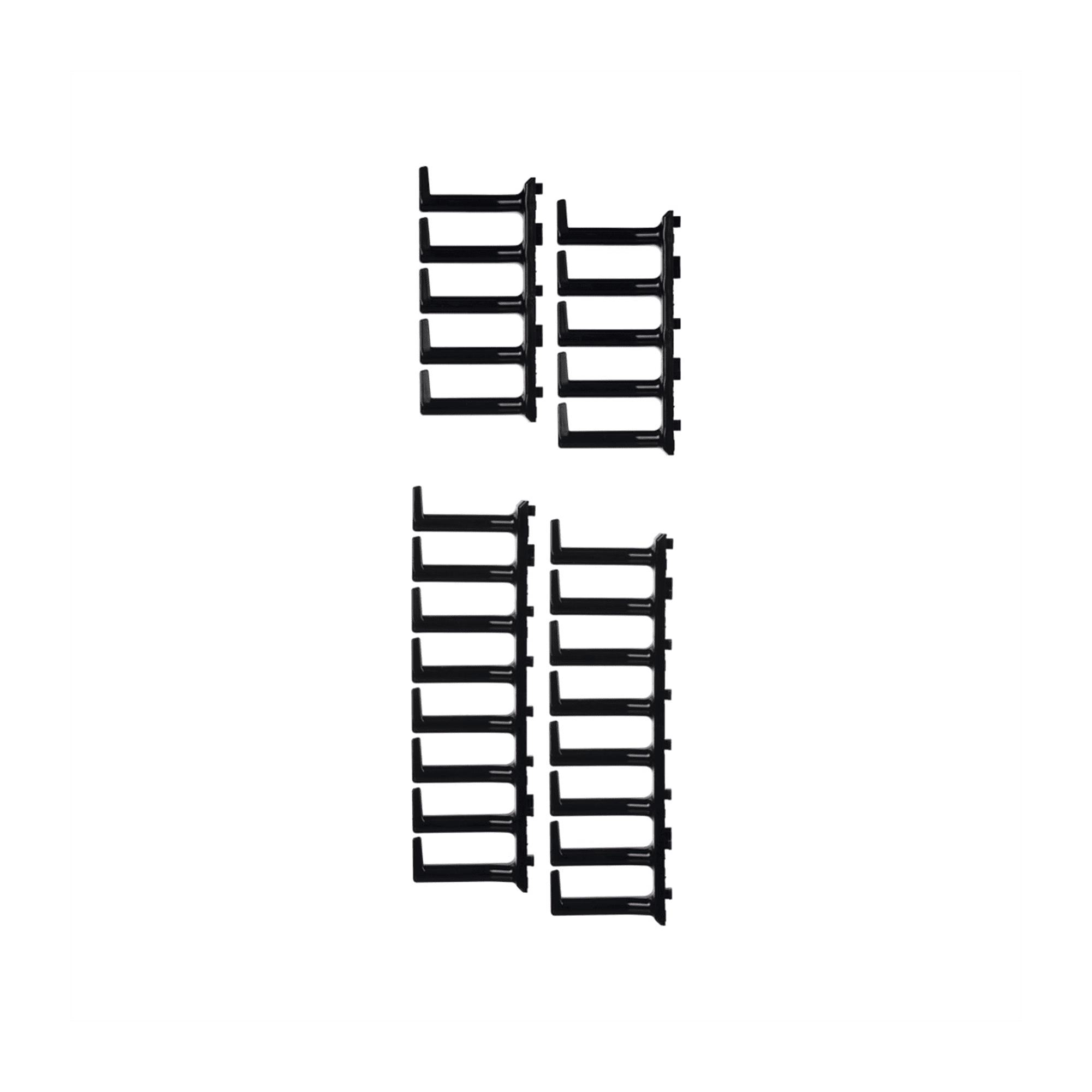 Kit de Dedos Para Administración de Cables en Gabinetes FlexFusion™, de 42 o 45 UR,  Dedos de 100 mm de Longitud, Color Negro XG-FMS45B - PANDUIT