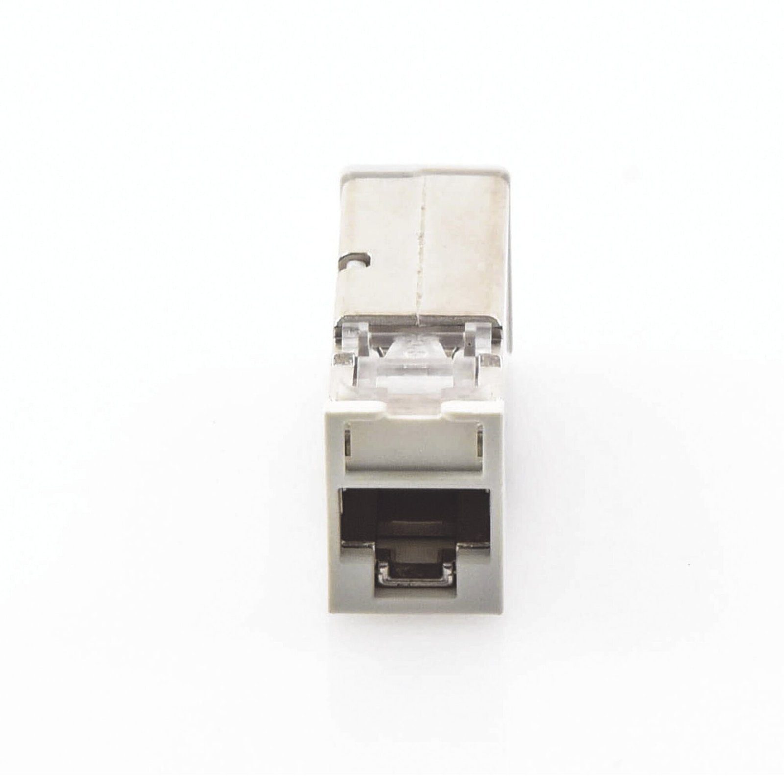 Jack Z-MAX Cat6A, Blindado, Montaje híbrido en Placa de Pared (Plano y Angulado), Color Blanco, Versión Bulk (Sin Empaque Individual) Z6A-S02B - SIEMON