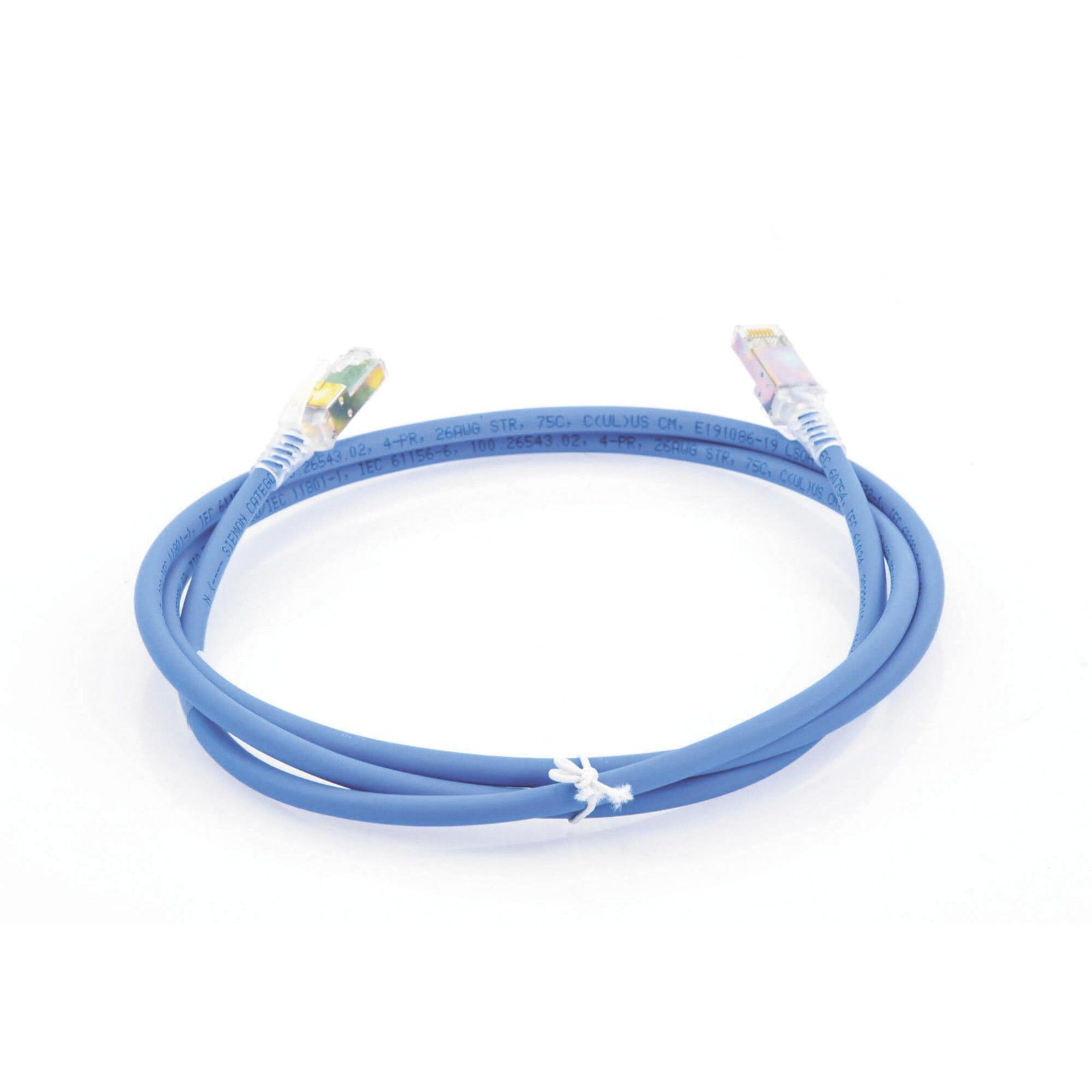 Patch Cord Z-MAX Cat6A UTP, CM, 5ft, Color Azul, Versión Bulk (Sin Empaque Individual) ZM6A-05-06B - SIEMON
