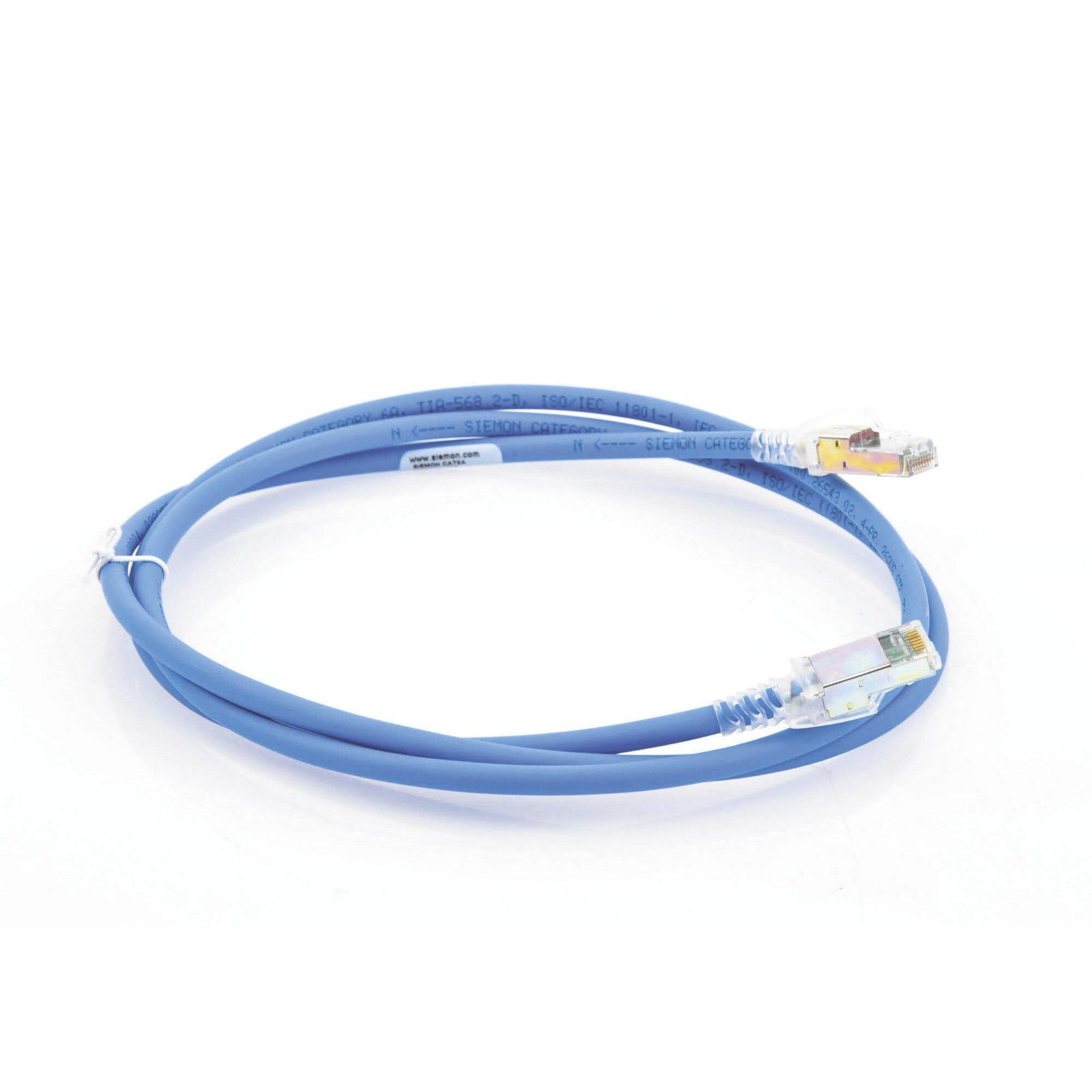 Patch Cord Z-MAX Cat6A UTP, CM, 5ft, Color Azul, Versión Bulk (Sin Empaque Individual) ZM6A-05-06B - SIEMON