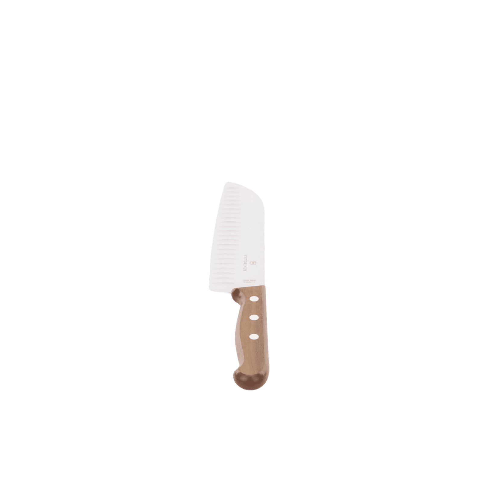 Cuchillo Santoku Wood de 17 cm, filo con alvéolos estilo Japones. 6.8520.17G 166308 - VICTORINOX