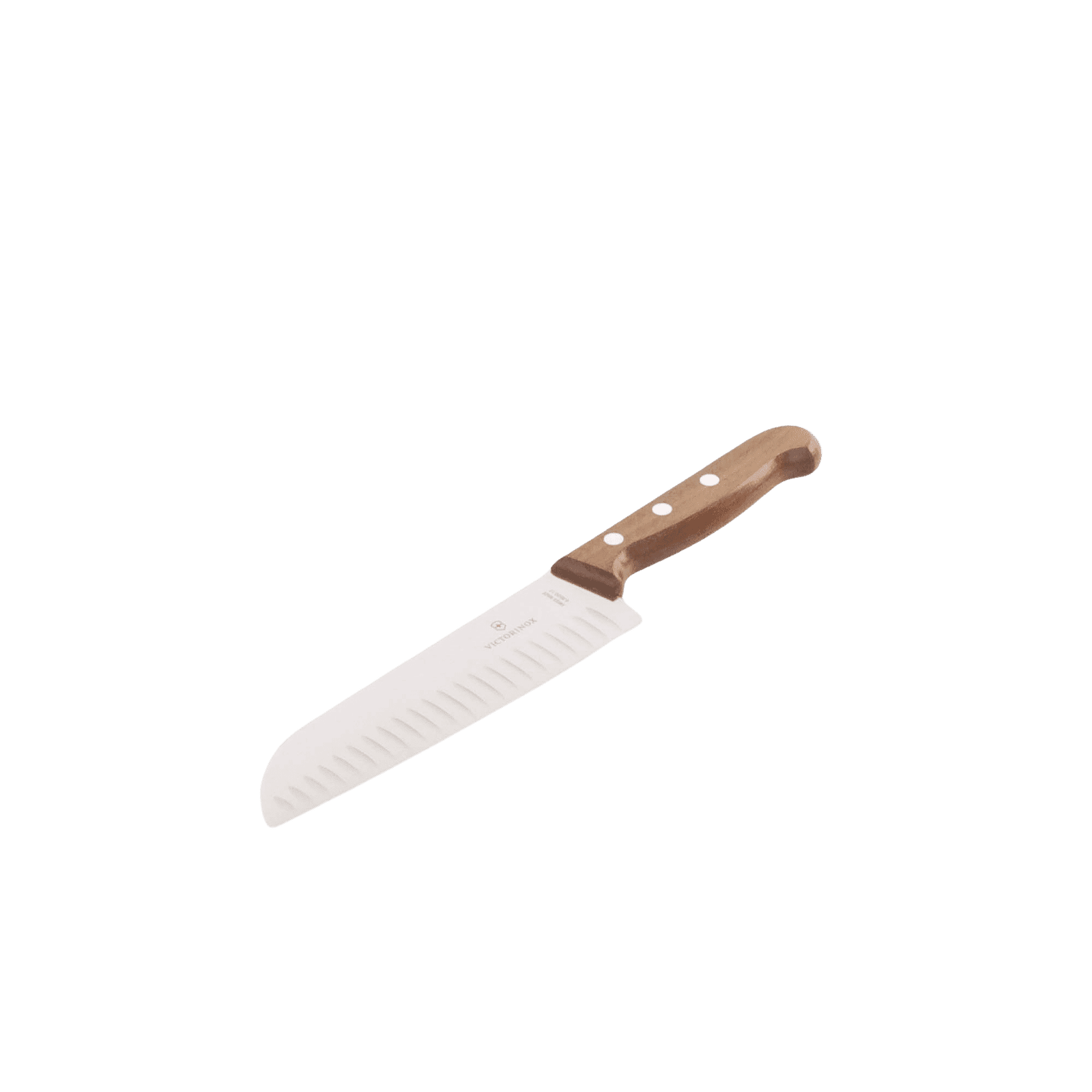Cuchillo Santoku Wood de 17 cm, filo con alvéolos estilo Japones. 6.8520.17G 166308 - VICTORINOX
