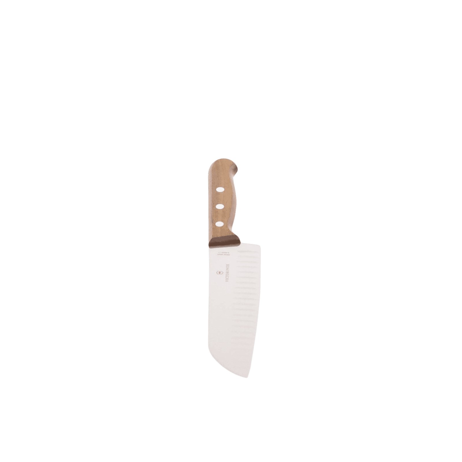 Cuchillo Santoku Wood de 17 cm, filo con alvéolos estilo Japones. 6.8520.17G 166308 - VICTORINOX