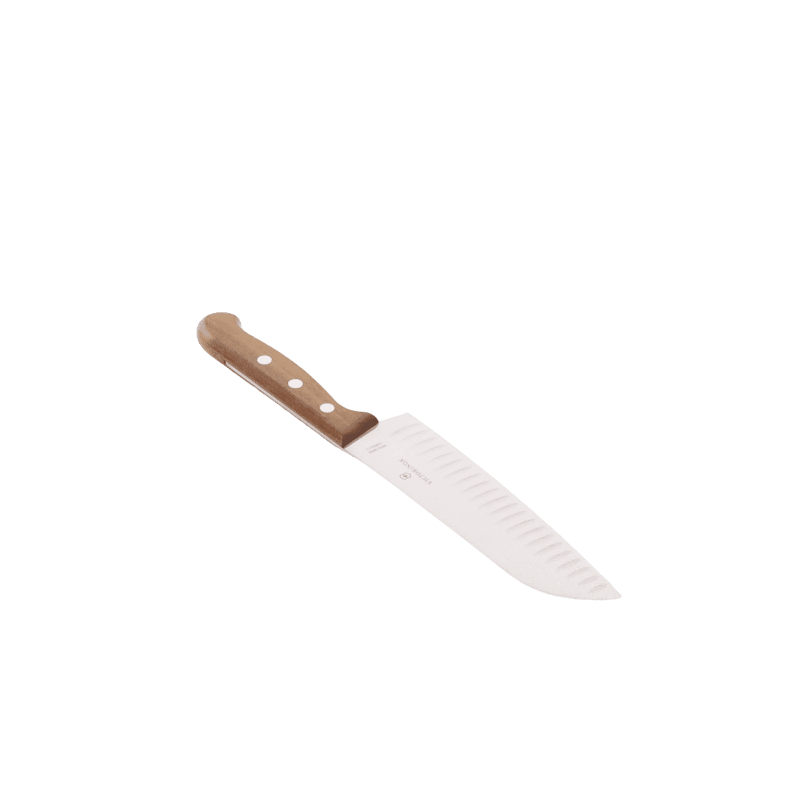 Cuchillo Santoku Wood de 17 cm, filo con alvéolos estilo Japones. 6.8520.17G 166308 - VICTORINOX