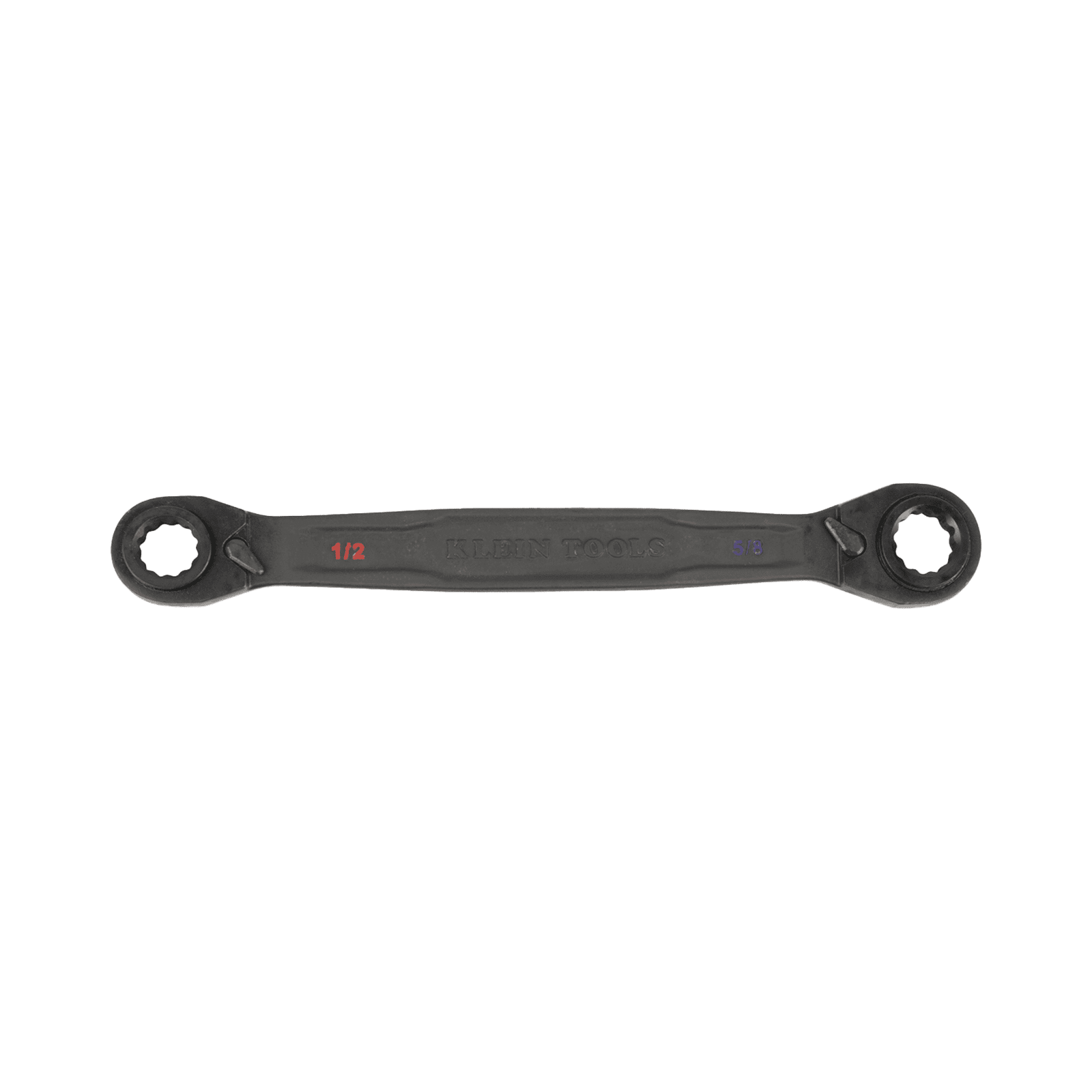 Juego de 2 llaves Estriadas de Matraca 4 en 1 con 8 Medidas Inglesas 1/2-5/8″, 3/4-9/16″, 1/4-3/8″, 7/16-5/16″ 68216 - KLEIN TOOLS