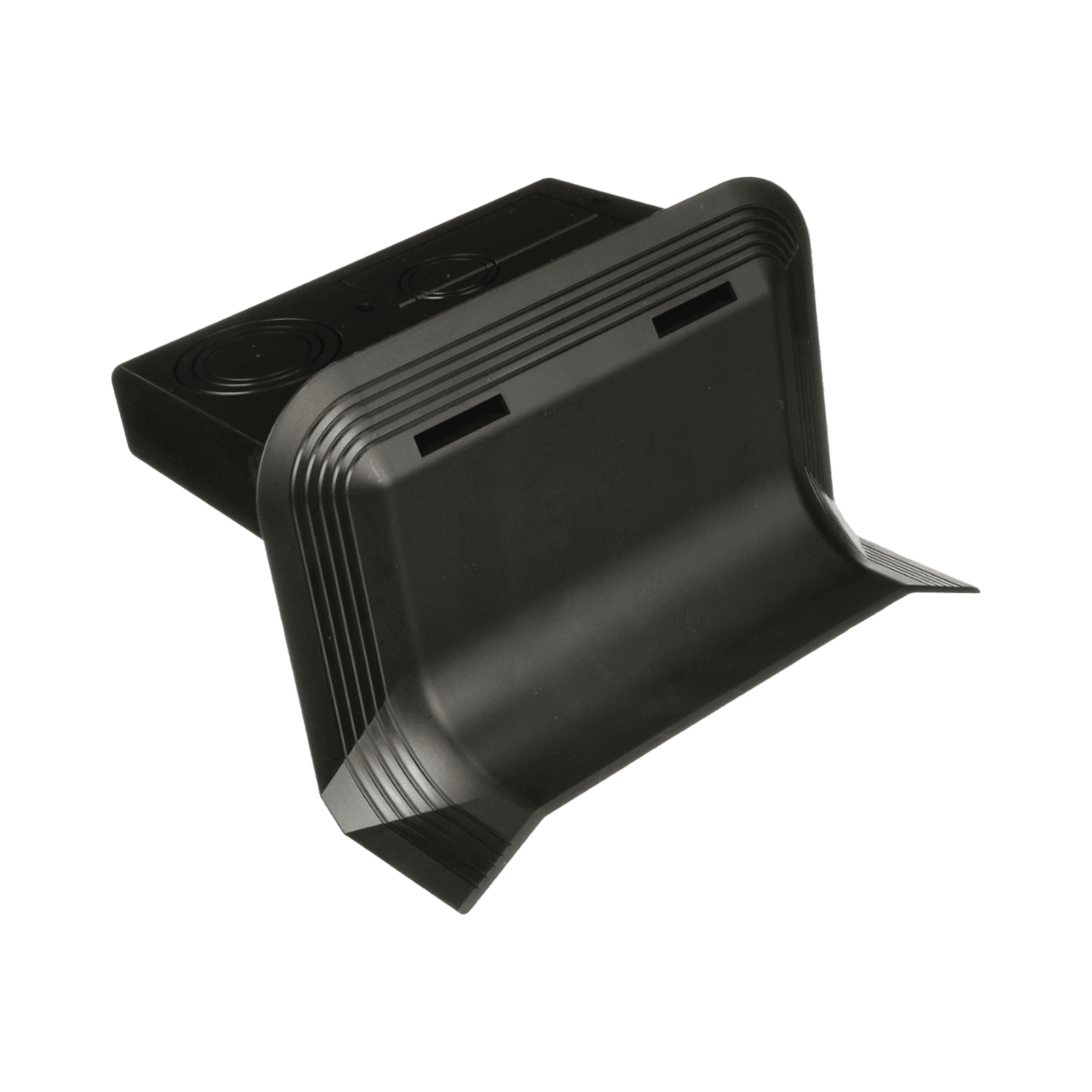 Accesorio de Conexión a Pared, Para Uso con Canaleta de Piso AFR4BCBL6, Material PVC Rígido, Color Negro AFR4WTRBL - PANDUIT