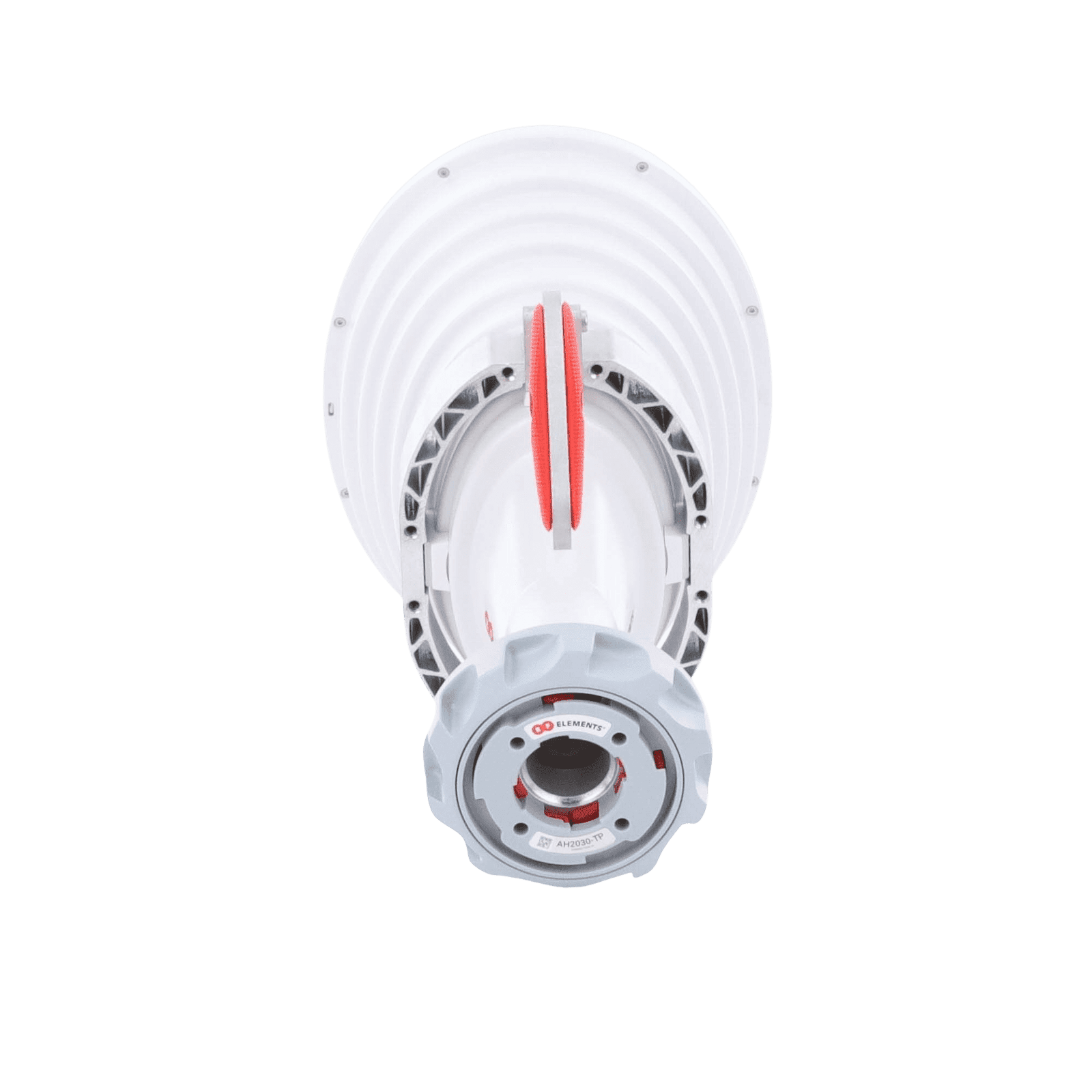 Antena asimétrica de 30° (30°H 20°V) 20.5 dBi tipo cuerno 5180-6000 MHz altamente eficiente, sin cables, sin perdidas, sin lóbulos listas para TwistPort AH2030-TP 204722 - RF ELEMENTS