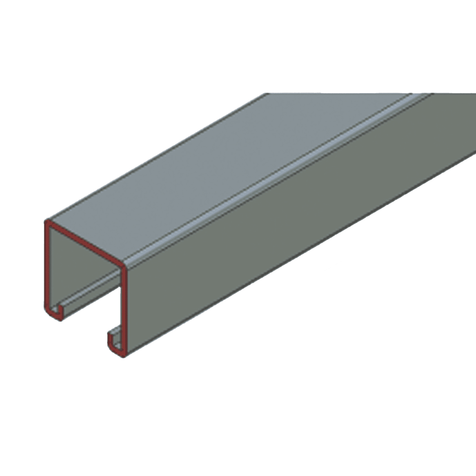 Herraje Cople Para Unicanal 4 X 4 cm de 4 Perforaciones. ANC-HH01 - ANCLO