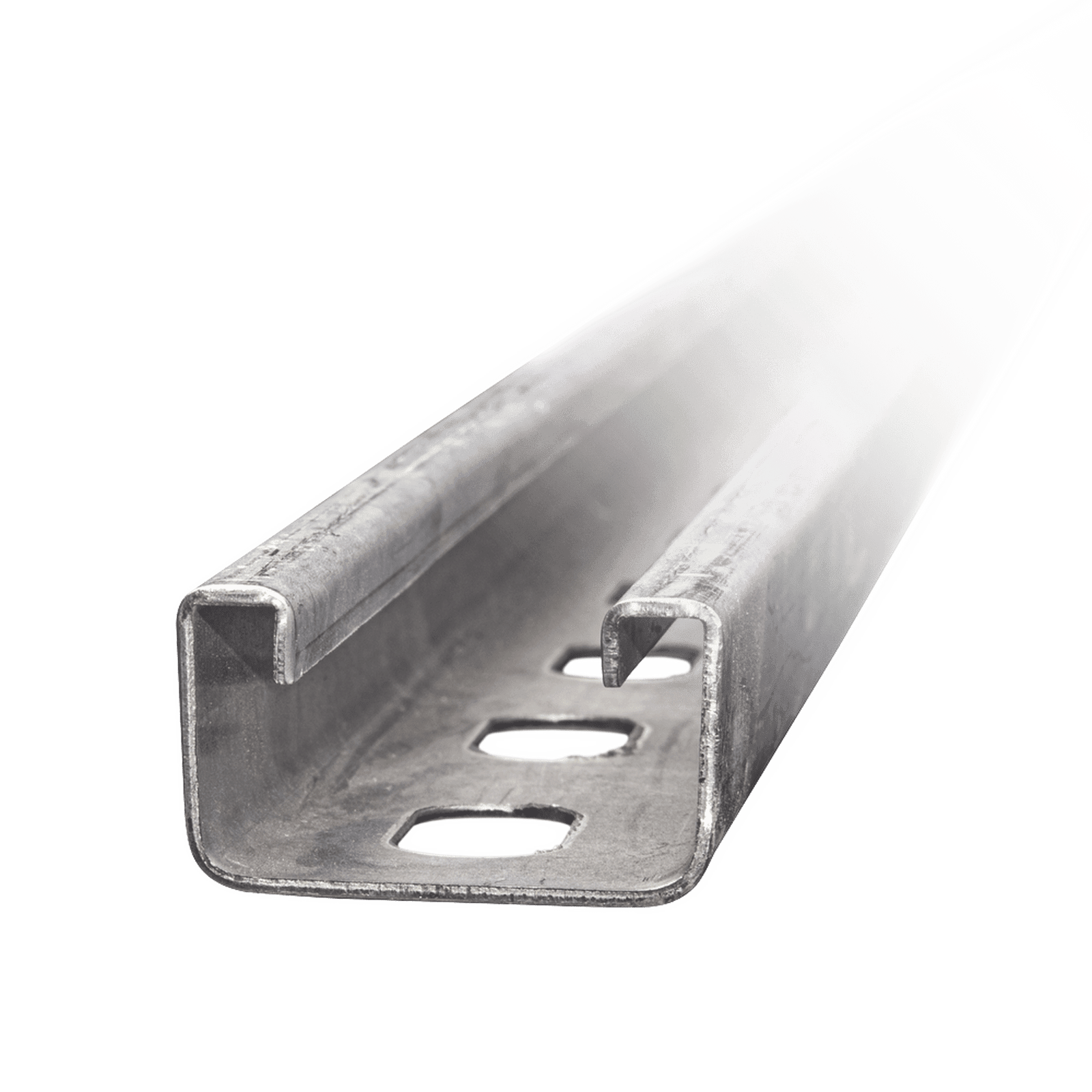 Unicanal Perforado 4 X 2 cm X 3 m / Calibre 12 / Galv. Electrolítico. ANC-UOR-4X2 - ANCLO