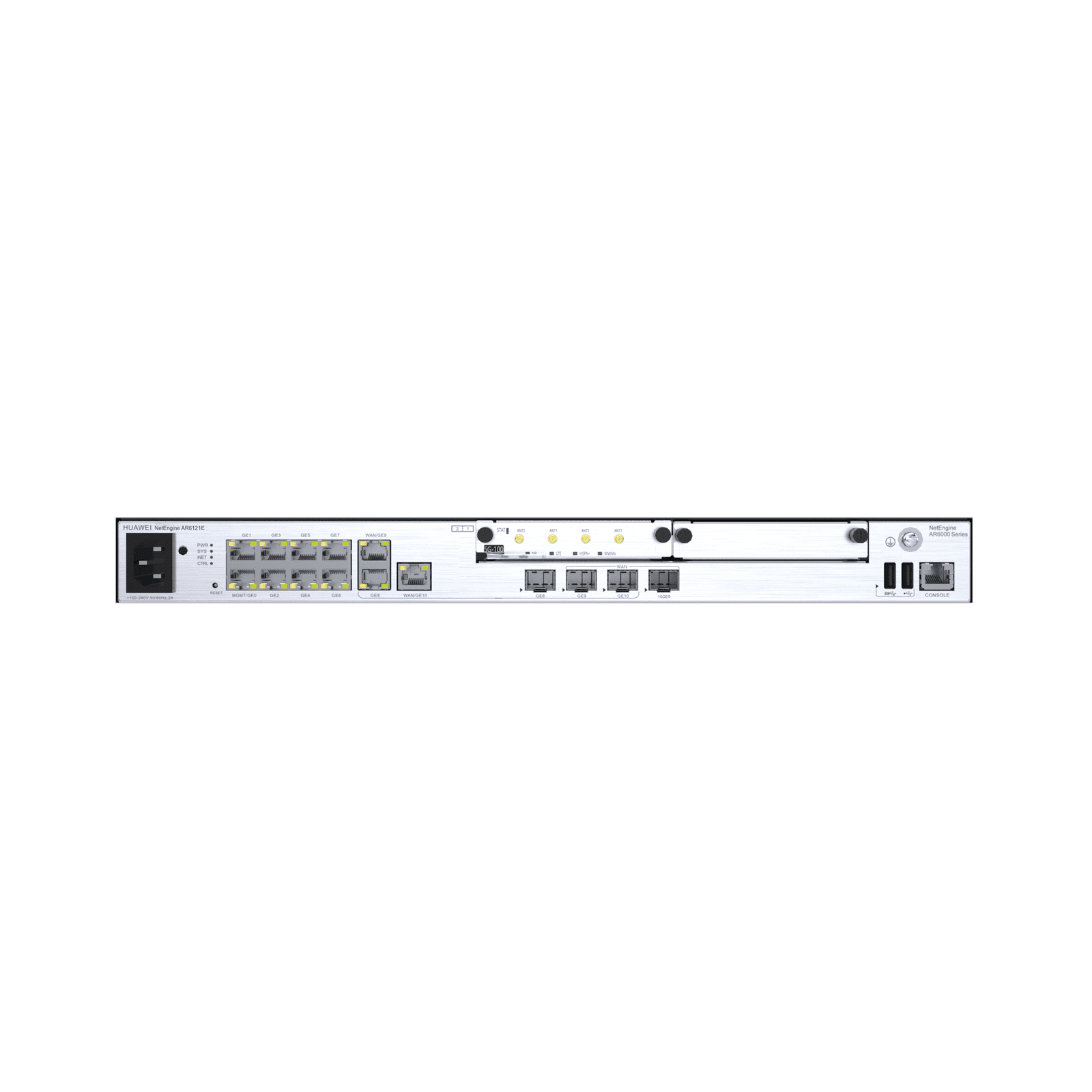 Router Huawei NetEngine para Pequeñas y Medianas Empresas / Soporta SD-WAN, Balanceo de Cargas/Failover / Seguridad / VPN AR6121E 221479 - HUAWEI