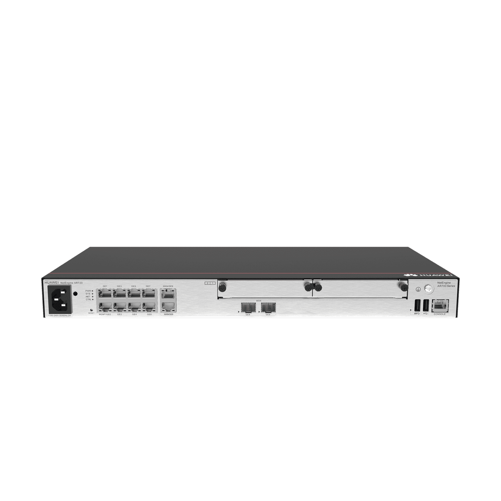 HUAWEI eKit – Router Empresarial / 2 puertos 10/100/1000 Mbps combo 2 puerto SFP (WAN) / 8 puerto 10/100/1000 Mbps(WAN/LAN) / Rendimiento 4 Gbps / VPN / Balanceo de Cargas / Hasta 700 Clientes / Administración Nube Gratis AR720 223819 - HUAWEI
