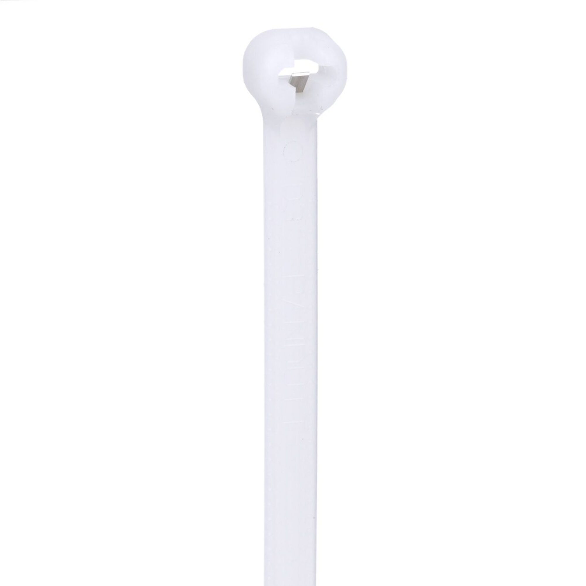 Cincho de Nylon 6.6 Dome-Top® Con Lengüeta de Bloqueo de Acero Inoxidable, 305 mm largo x 4.7mm ancho, Color Natural, Paquete de 100pz BT3S-C - PANDUIT