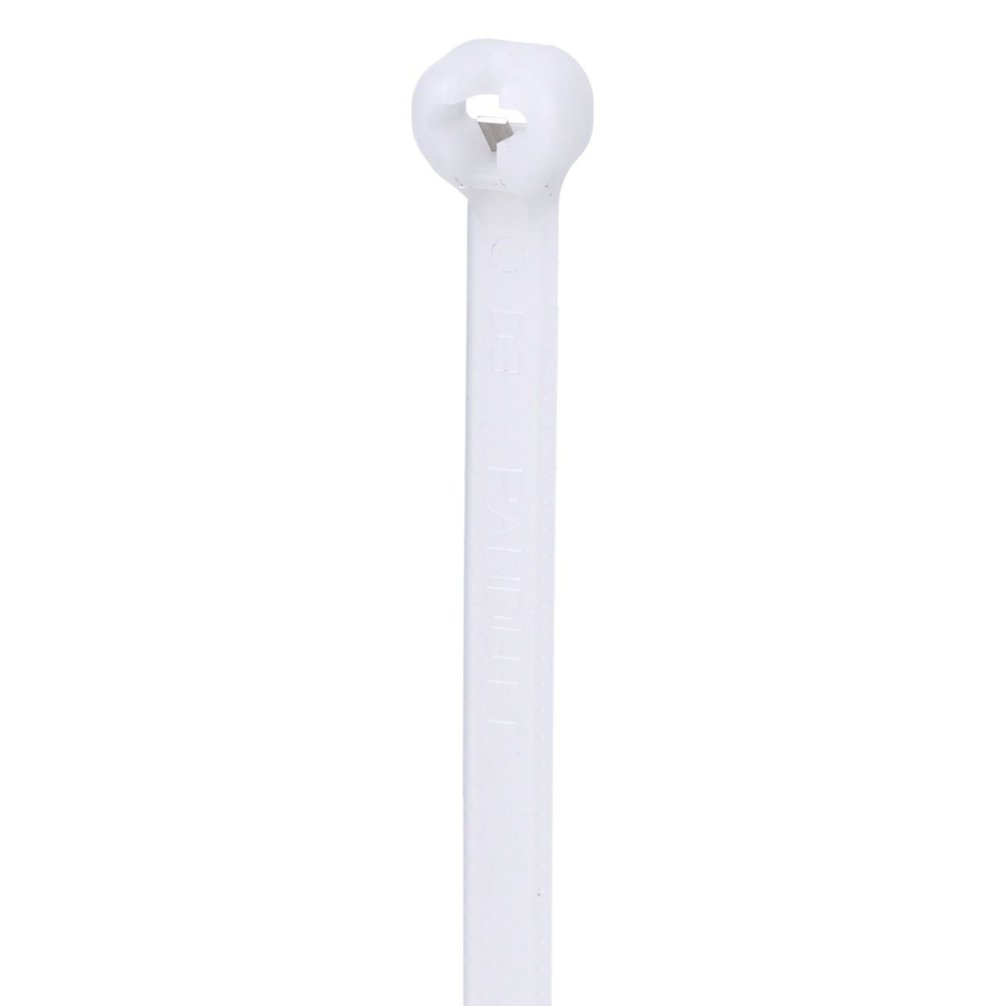 Cincho de Nylon 6.6 Dome-Top® Con Lengüeta de Bloqueo de Acero Inoxidable, 305 mm largo x 4.7mm ancho, Color Natural, Paquete de 100pz BT3S-C - PANDUIT