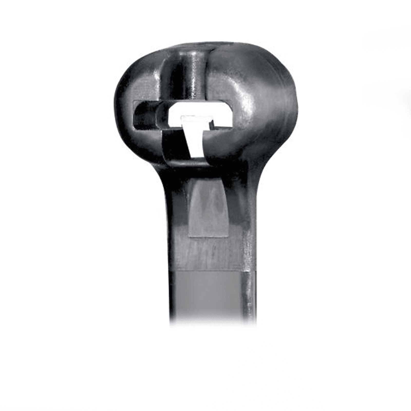 Cincho Dome-Top Nylon 6.6, 378mm largo x 7mm ancho, Color Negro. Paquete de 250 piezas BT4LH-TL0 - PANDUIT
