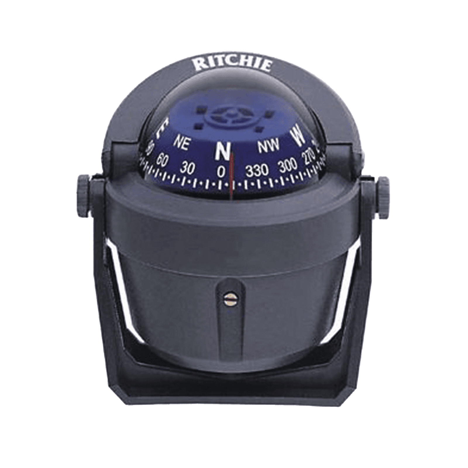 Brújula serie Sport en color gris, con iluminación nocturna color verde. B-51G - RITCHIE