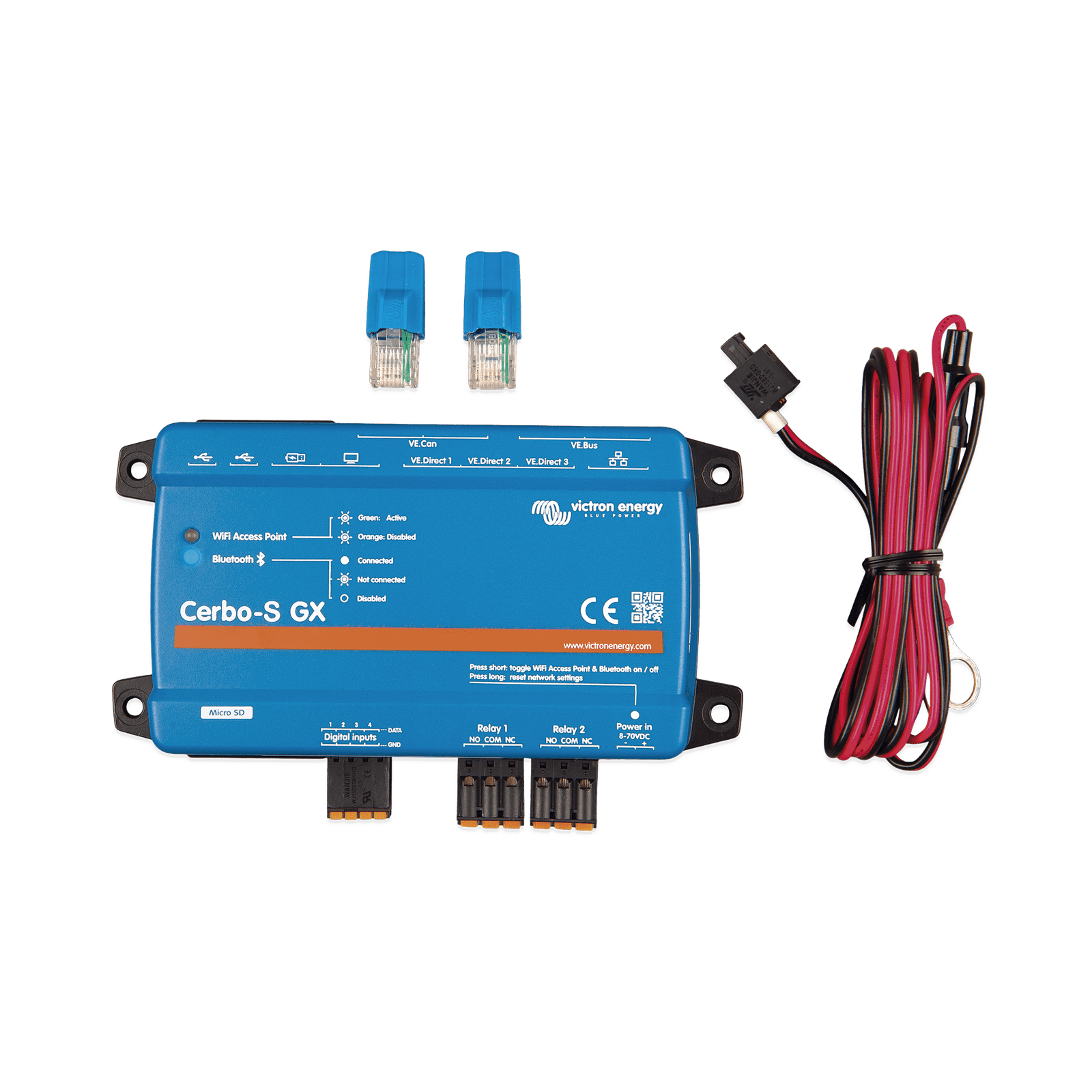 Cerbo-S GX / Centro de comunicaciones / Monitoreo Remoto para Sistemas Victron CERBOSGX - VICTRON ENERGY
