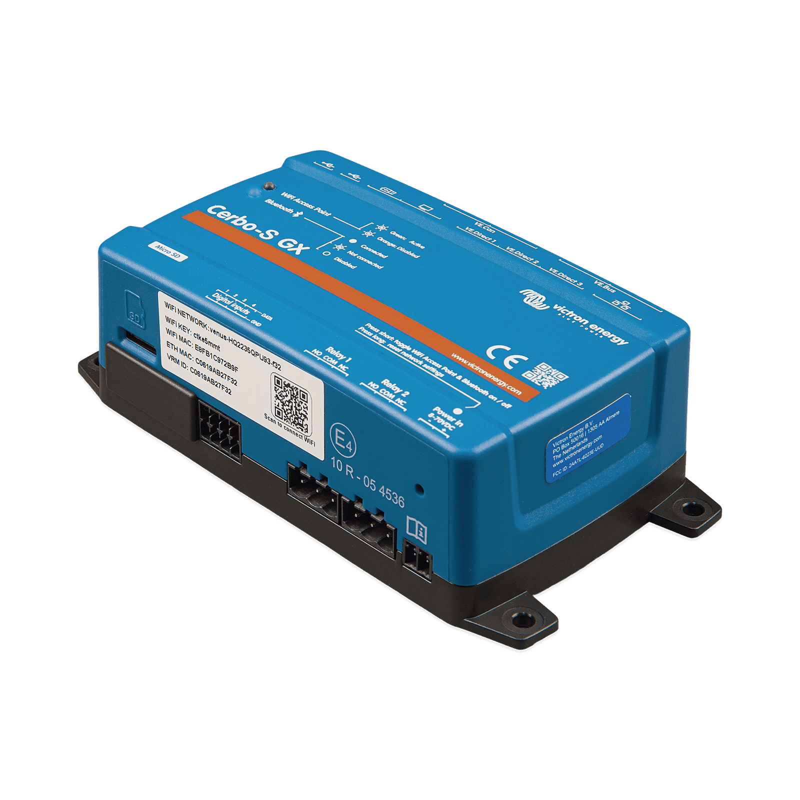 Cerbo-S GX / Centro de comunicaciones / Monitoreo Remoto para Sistemas Victron CERBOSGX - VICTRON ENERGY