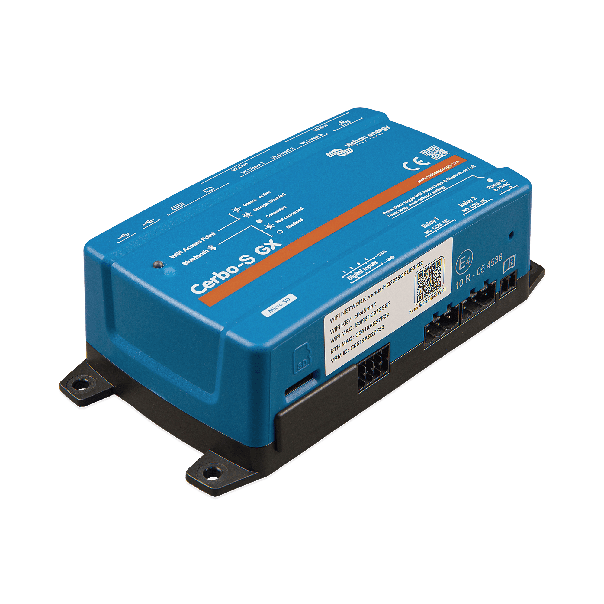 Cerbo-S GX / Centro de comunicaciones / Monitoreo Remoto para Sistemas Victron CERBOSGX - VICTRON ENERGY