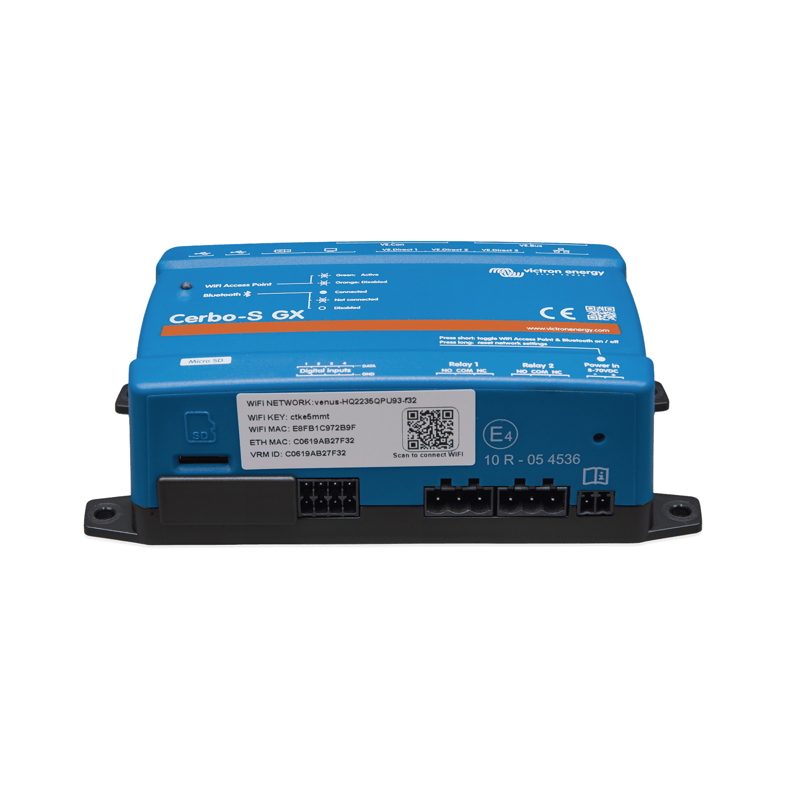 Cerbo-S GX / Centro de comunicaciones / Monitoreo Remoto para Sistemas Victron CERBOSGX - VICTRON ENERGY