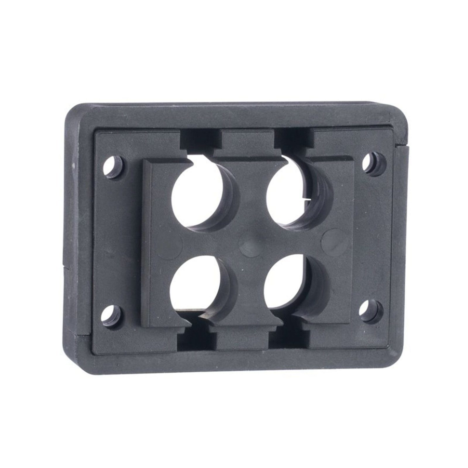 Pasacables de 4 Orificios de Marco Rectangular de 1.81″ X 1.42″, IP54, para Cables Terminados, color Negro CEST1-B4 - PANDUIT