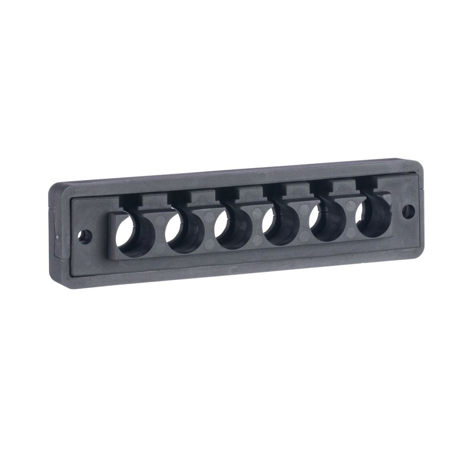 Pasacables de 6 Orificios en Línea 4.41″ X 0.67″ IP65, para Cables Terminados, Color Negro CEST2-A6 - PANDUIT